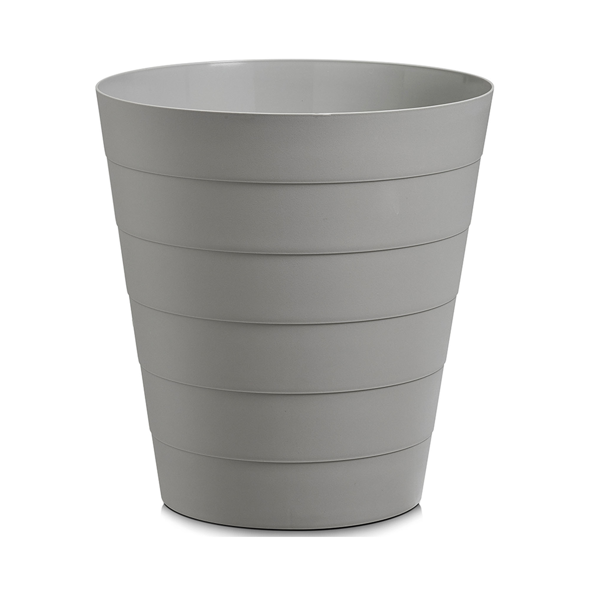 Alternative Ansicht: Zeller Abfalleimer; Farbe grau; Material Kunststoff; Fassungsvermögen: 13,5 l; Maße ca. D 29 × 30 cm.