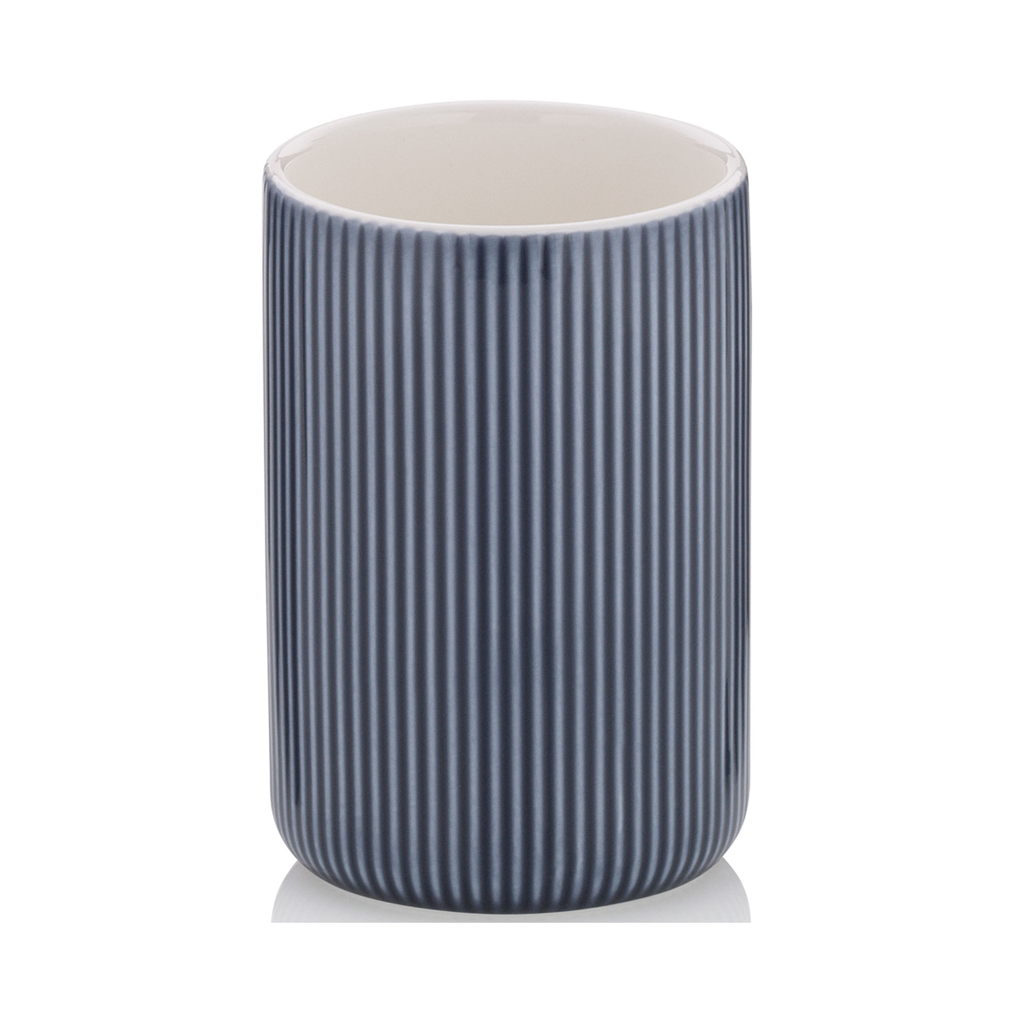 Becher Kela Ava Keramik rauchblau 10,5cm 7,5cmØ