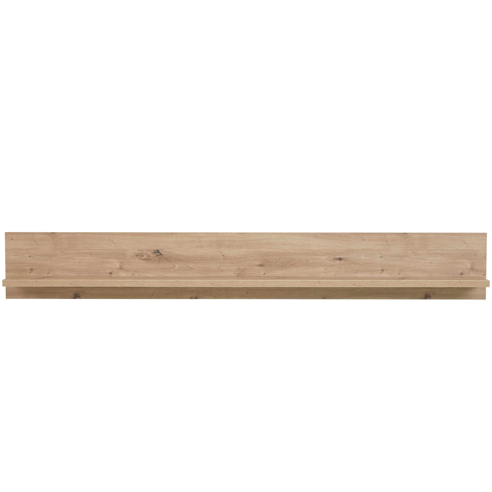 Interliving 2110 Wandboard in Holzoptik mit durchgehender Rückwand und Ablageboden
