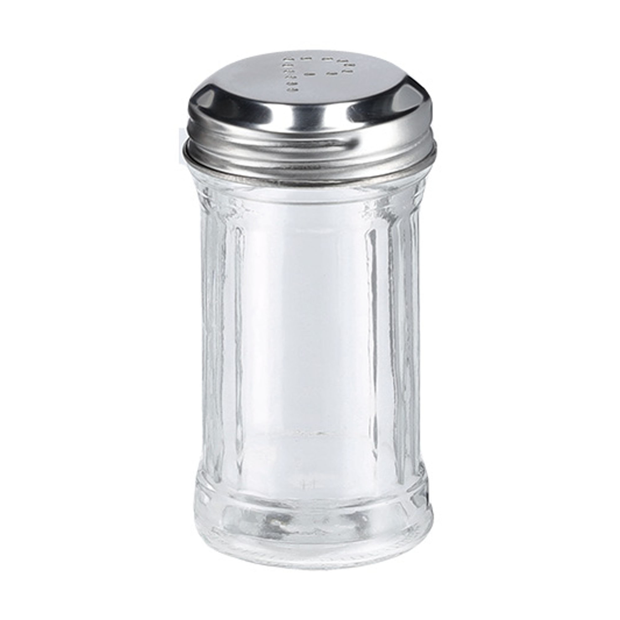 Alternative Ansicht: Zeller Salz-/ Pfefferstreuer-Set; Farbe transparent; Material Glas/Edelstahl; Ausführung: 2-tlg.; Maße ca. D 5 × 9,5 cm.