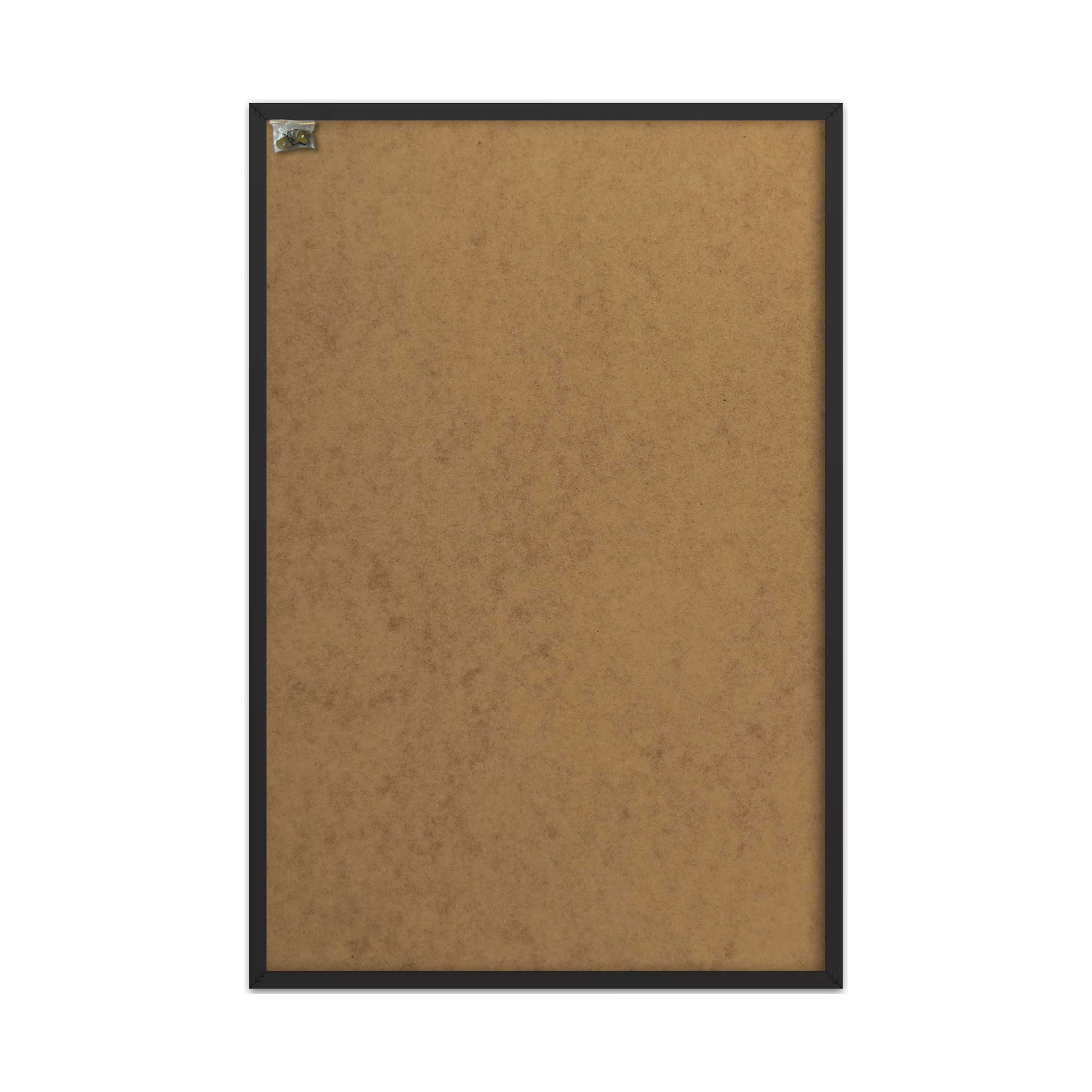 Rückansicht des Wandbilds „Stylish Lady Gold“, 60 × 90 cm; sichtbar sind Rückwand und rückseitige Konstruktion.