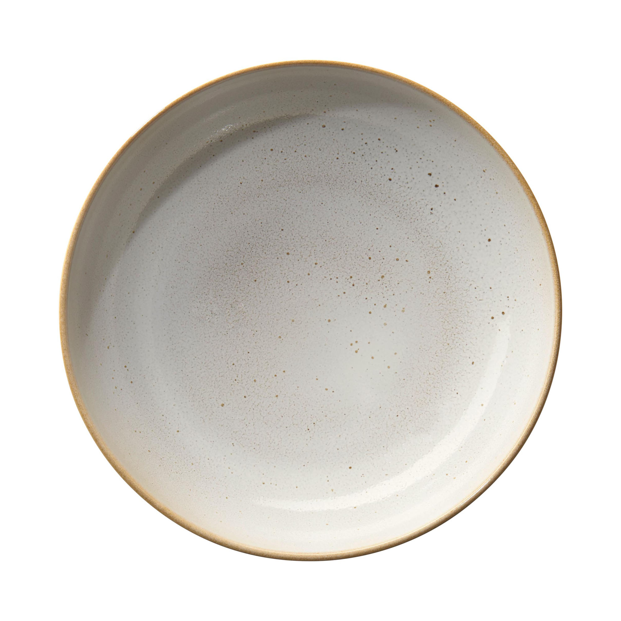 Schale der Serie Saisons, Farbe Nude in einer gedeckten Tischszene mit weiterem Geschirr.