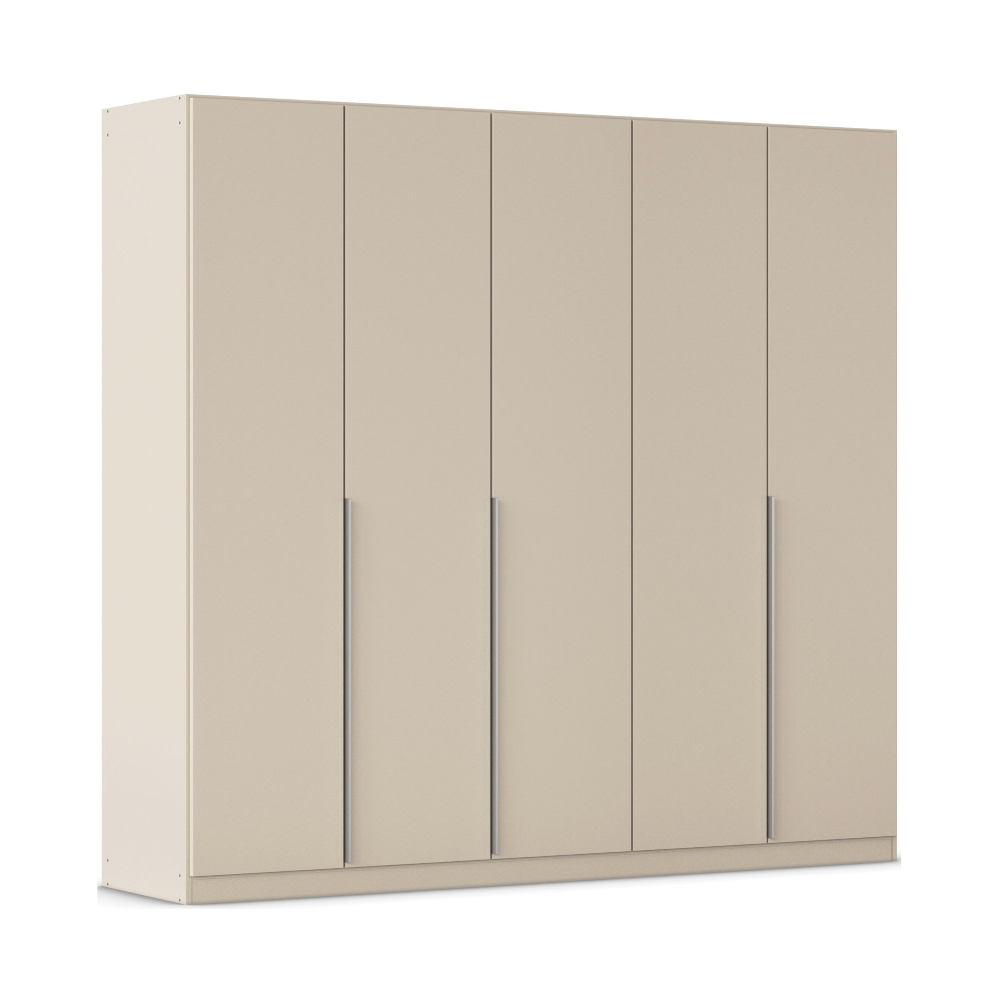 Drehtürenschrank 5-türig champagner