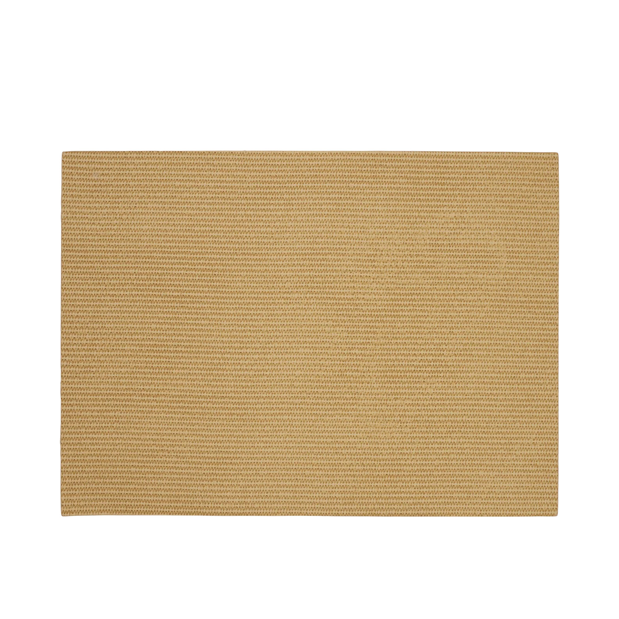 Tischset der Serie Sisal Rough, Farbe Gelb; rechteckig ausgelegt, Oberflächenstruktur sichtbar.