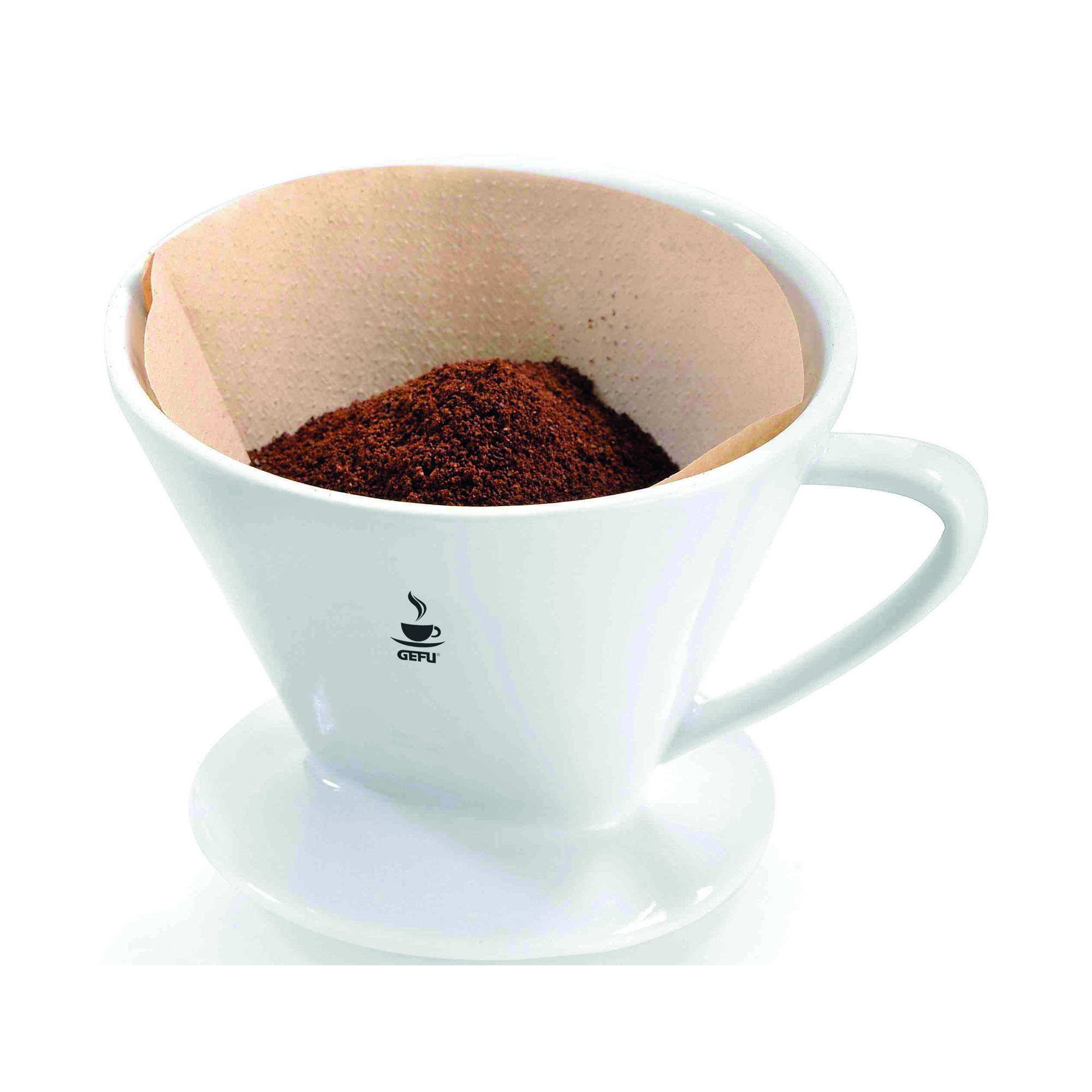 GEFU Kaffeefilter Sandro in weiß, Hauptansicht – Art.-Nr. 63810117