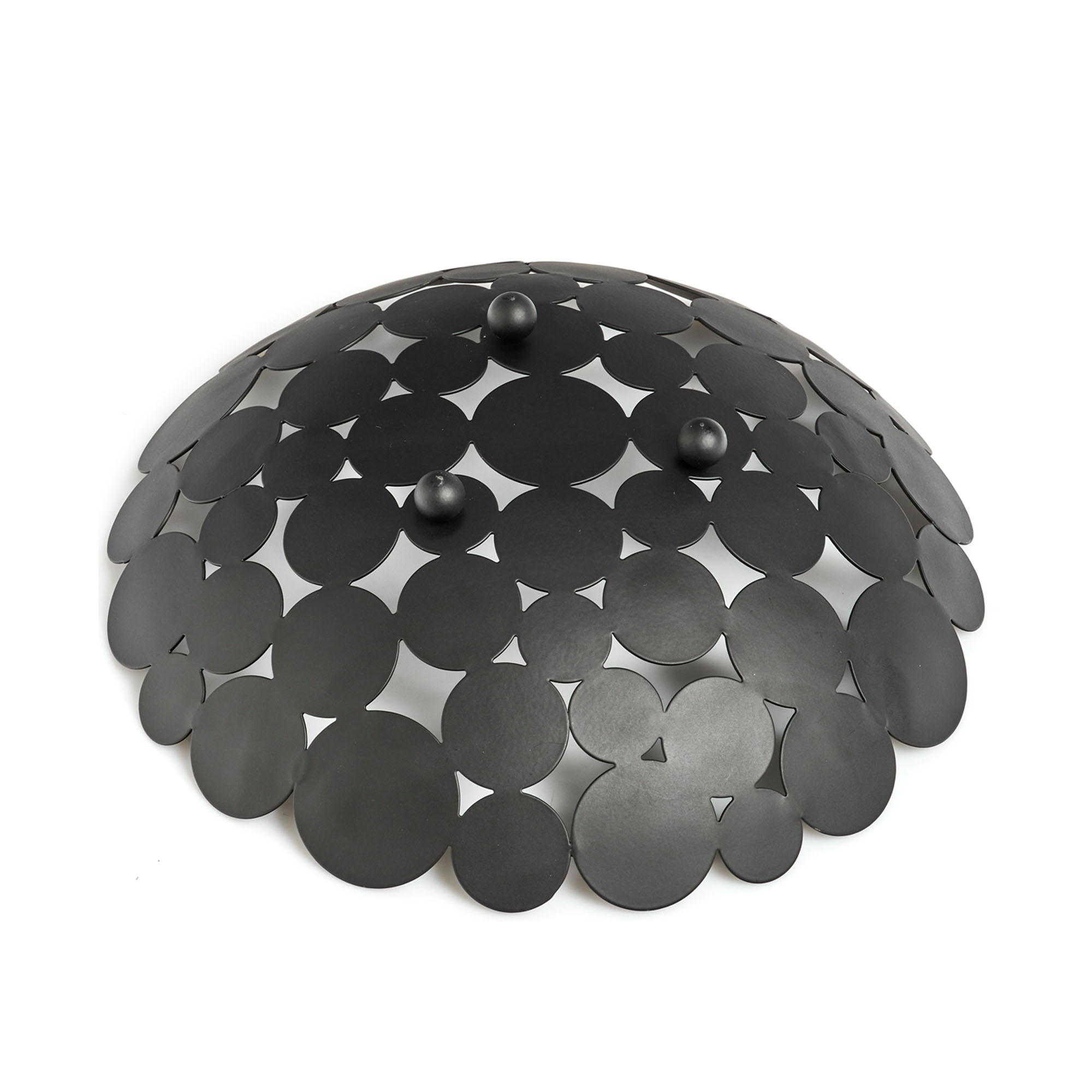 Weitere Produktansicht: Zeller Obstkorb; Farbe schwarz; Material Metall; Maße ca. D 29 × 8,5 cm.