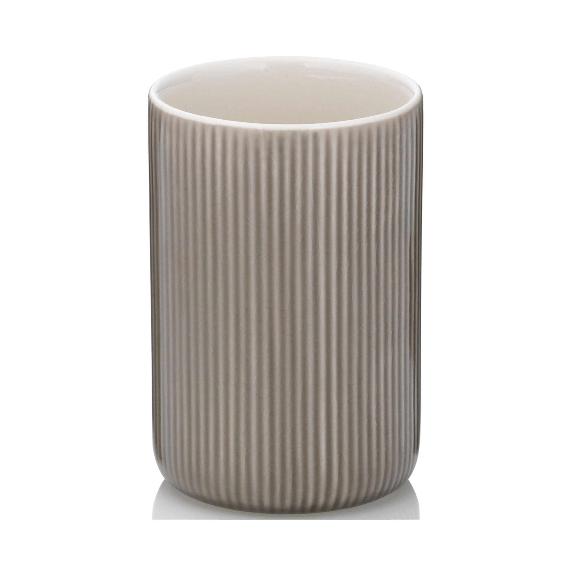 Becher Kela Ava Keramik steingrau 10,5cm 7,5cmØ