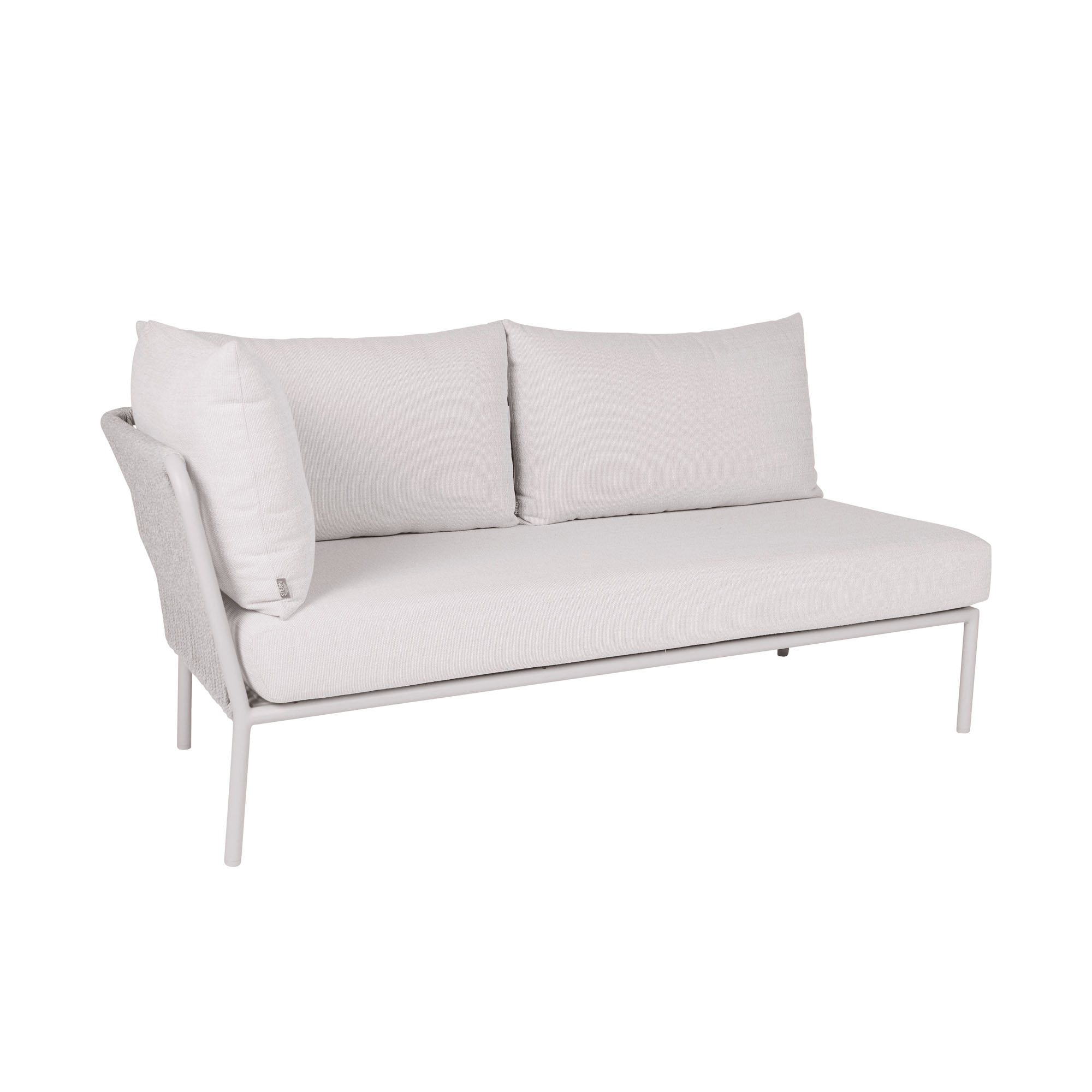 Stern Sofa mit seitlicher Rückenlehne und gepolsterter Sitz und Rückenfläche