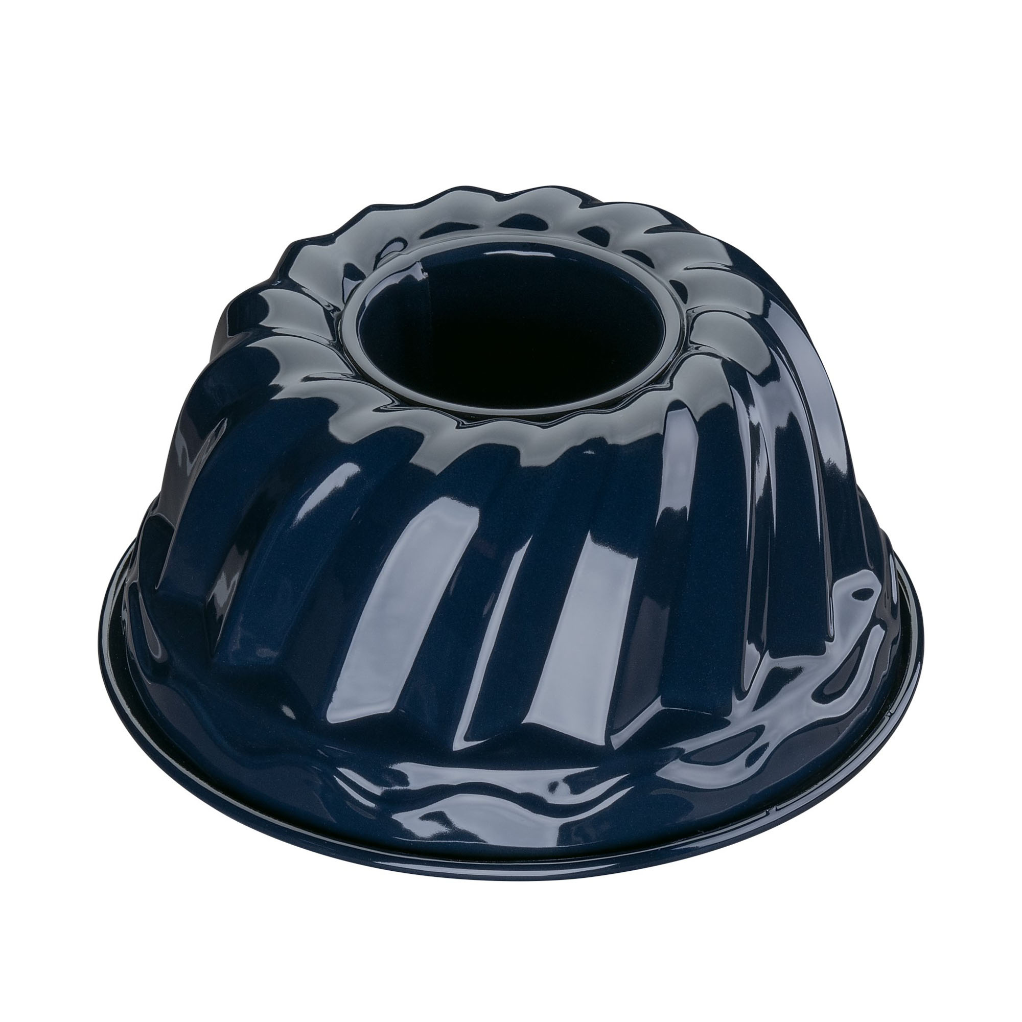 Unterseite der Gugelhupfform 18 cm aus Emaille von Dr Oetker