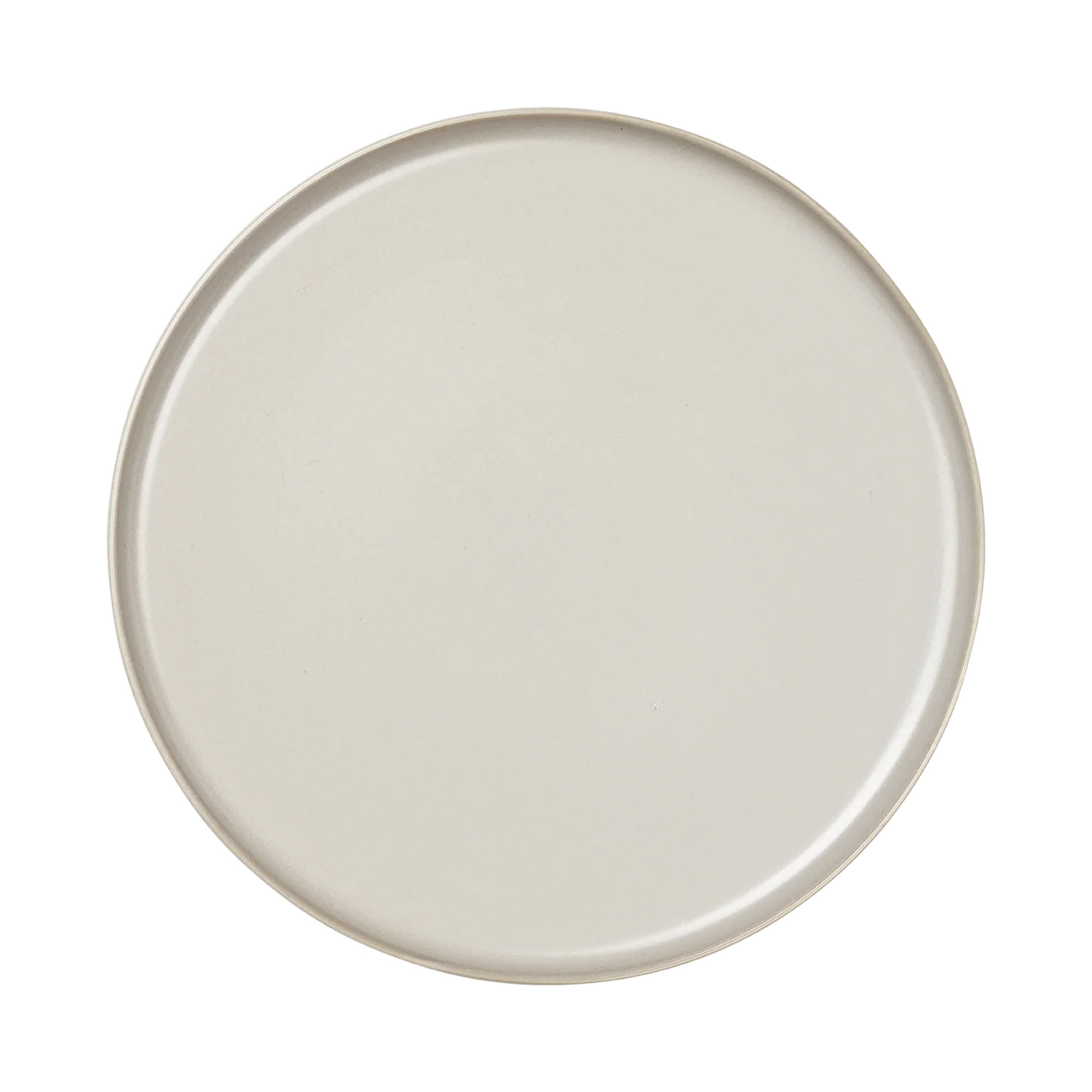 Draufsicht auf Essteller der Serie Coppa, Farbe Nude; Rand und Innenfläche sind erkennbar.