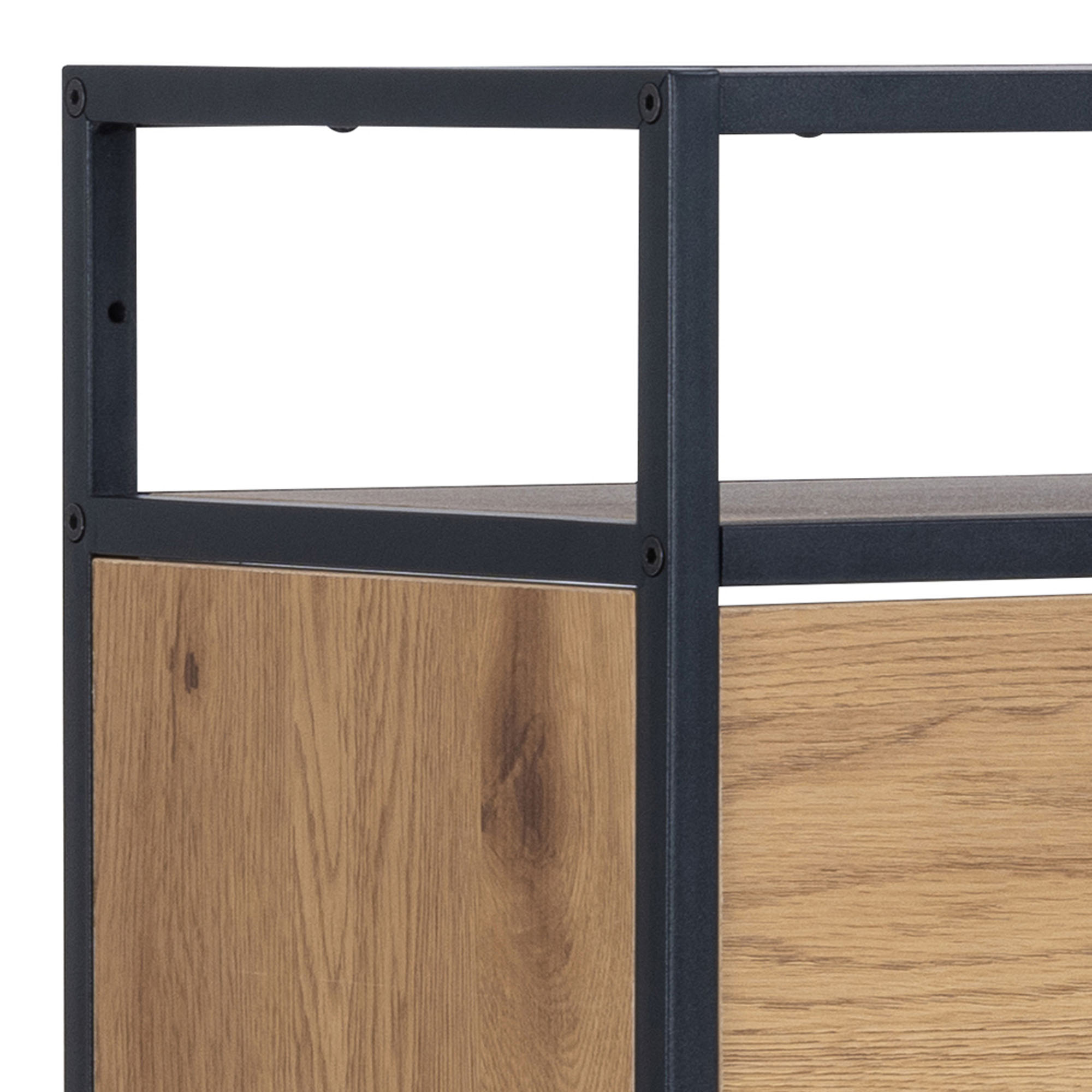 Schuhschrank in matt schwarz
