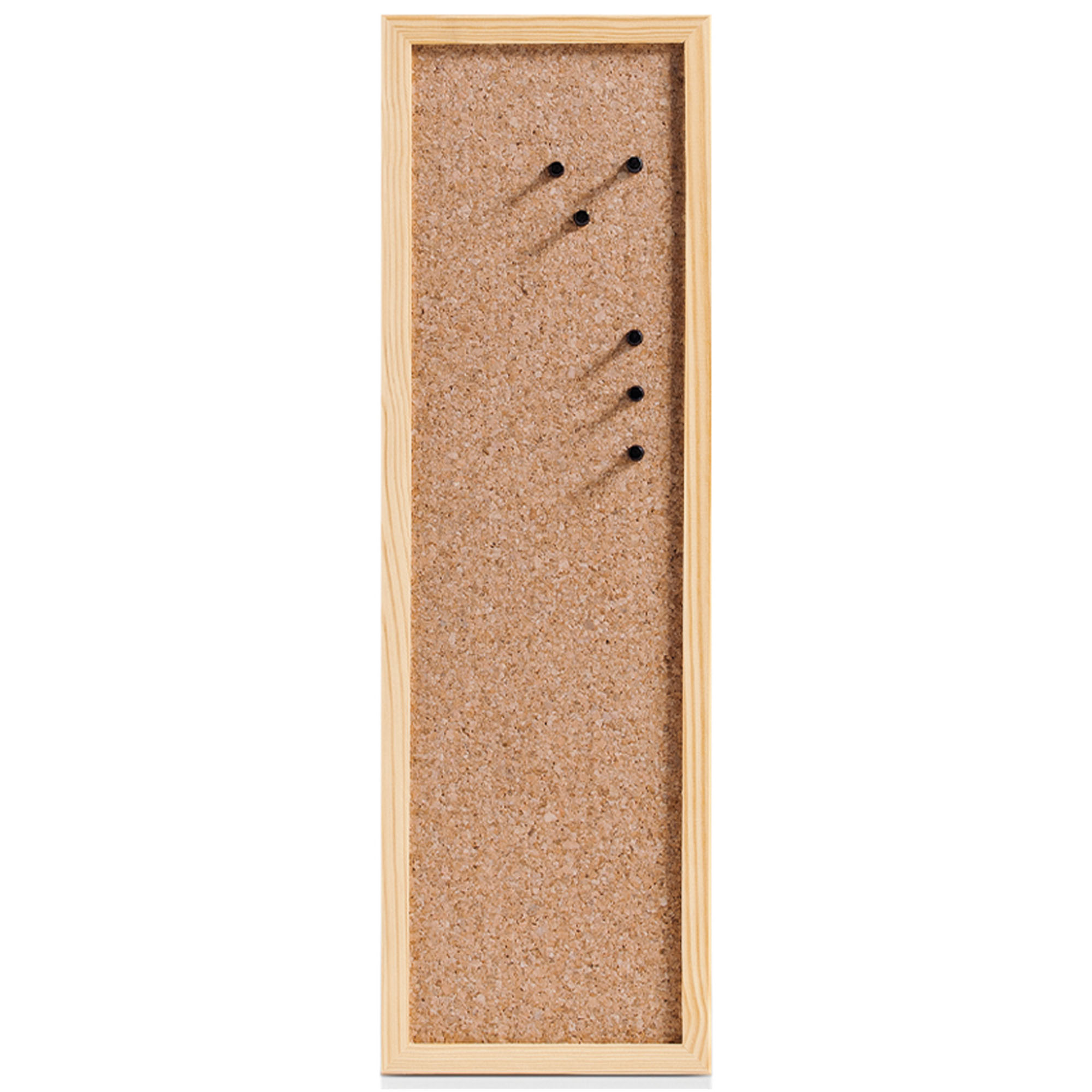 Zeller Pinboard; Farbe natur; Material Kork/Kiefer; Maße ca. 19 × 60 cm.