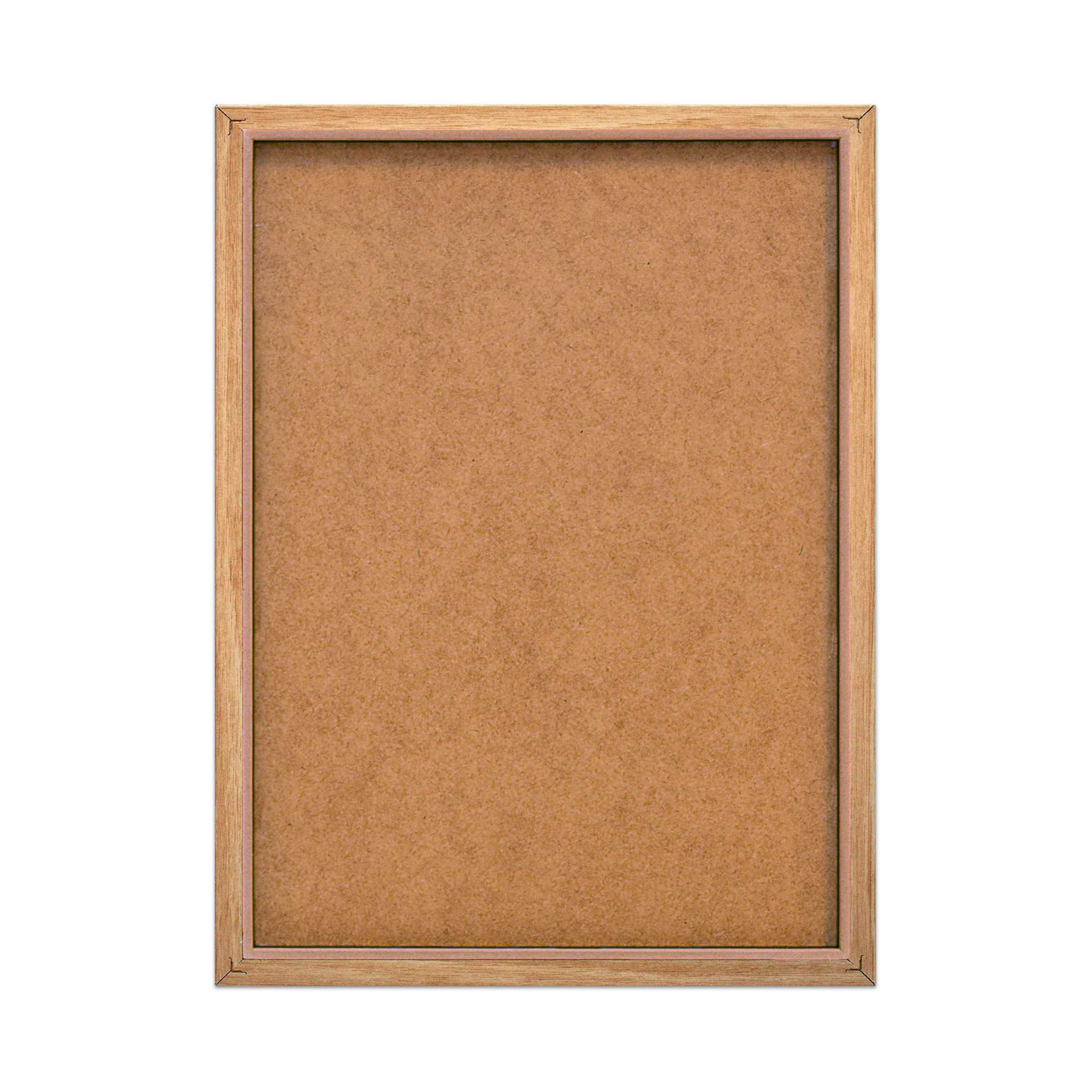Rückansicht des Wandbilds „Circle Olives“, 30 × 40 cm; sichtbar sind Rückwand und rückseitige Konstruktion.