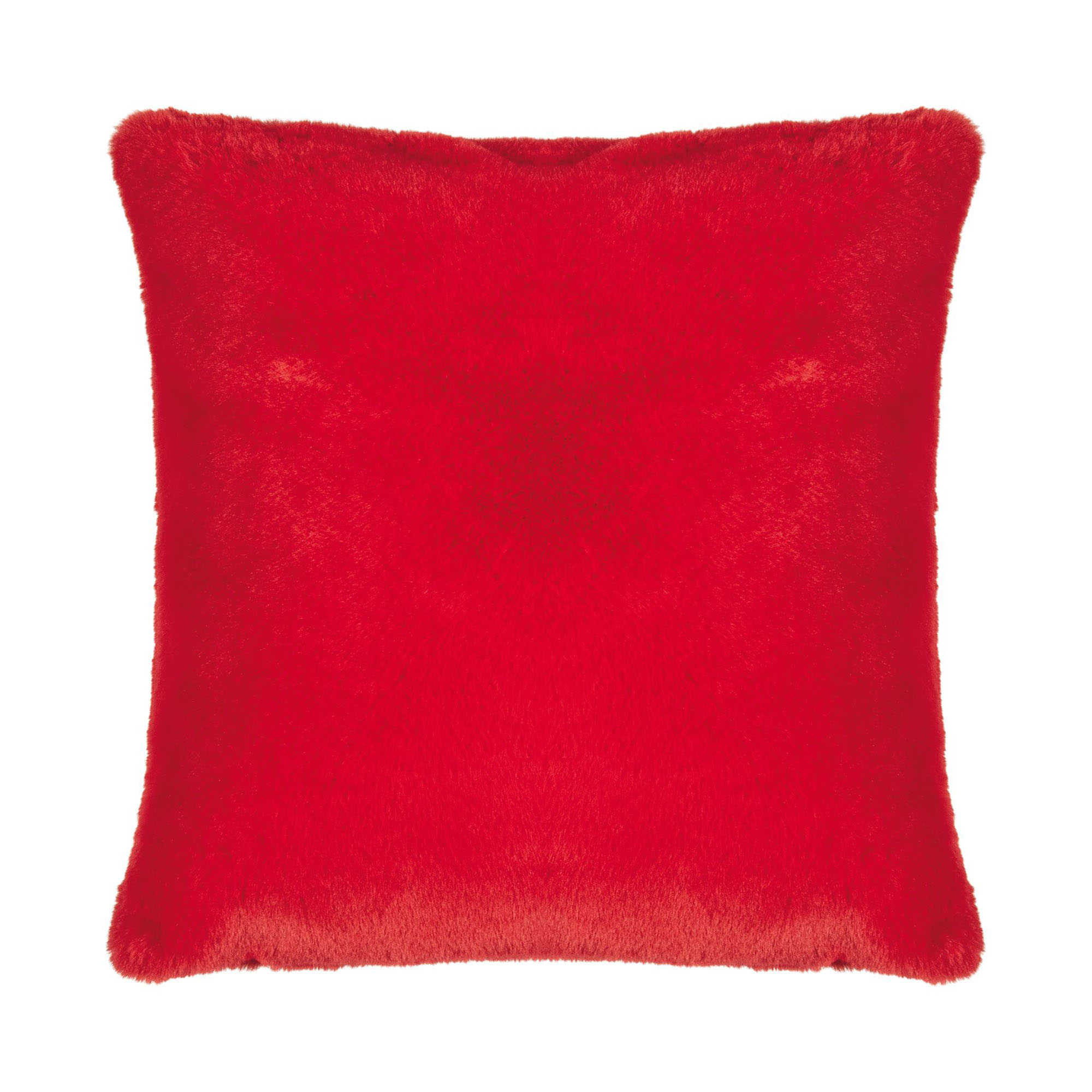 Kissenhülle Gazelle in Rot, 60 × 60 cm, frontal freigestellt mit einfarbiger samtig wirkender Oberfläche.