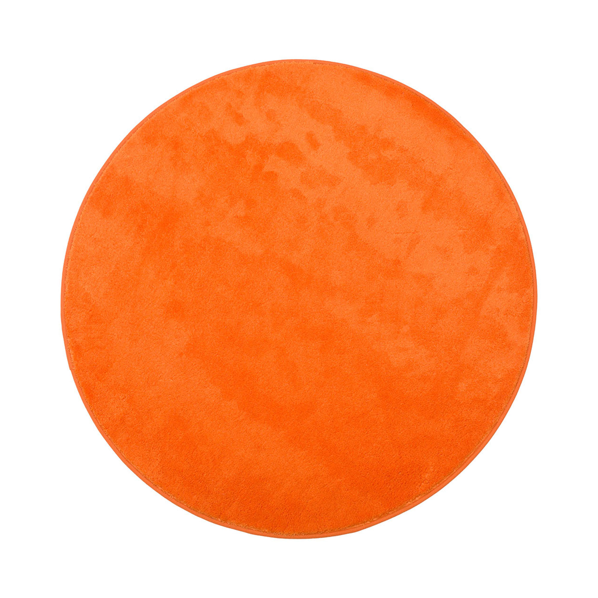 Runder Badteppich Modell RIO Premium in Terra, ca. 110 cm Durchmesser.
