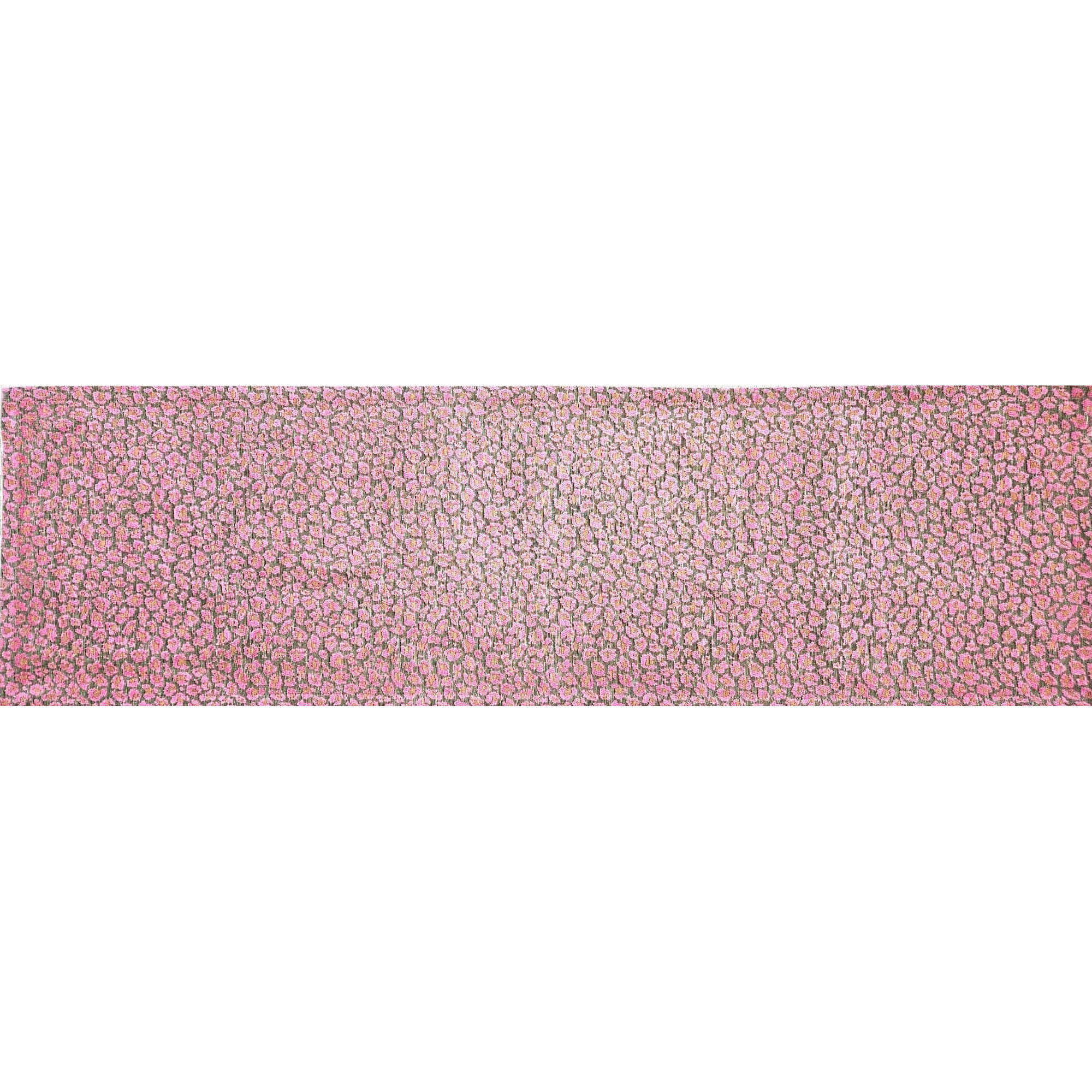 Länglicher Tischläufer Modell Leona in Pink, ca. 140 × 40 cm.