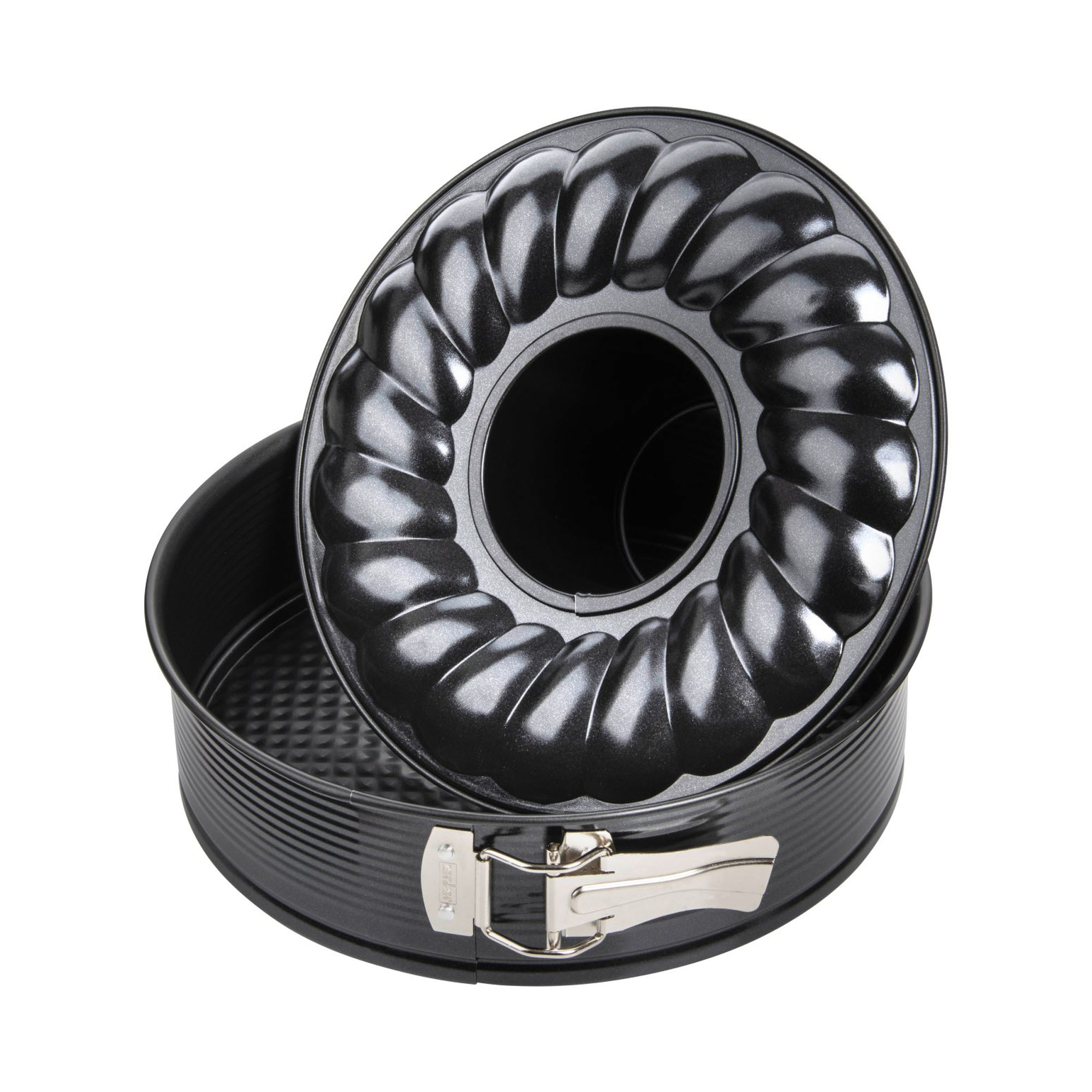 Springform 24 cm mit zusätzlichem Rohrboden für Gugelhupf