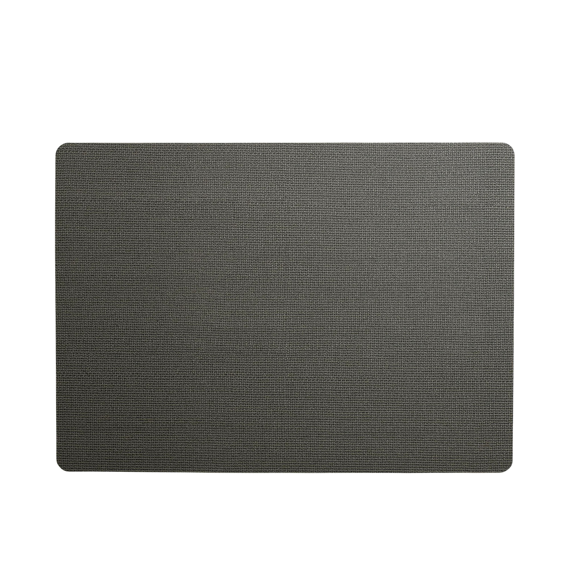 Tischset der Serie Sisal Optic, Farbe Grau matt als rechteckige Produktansicht mit sichtbarer Materialstruktur.