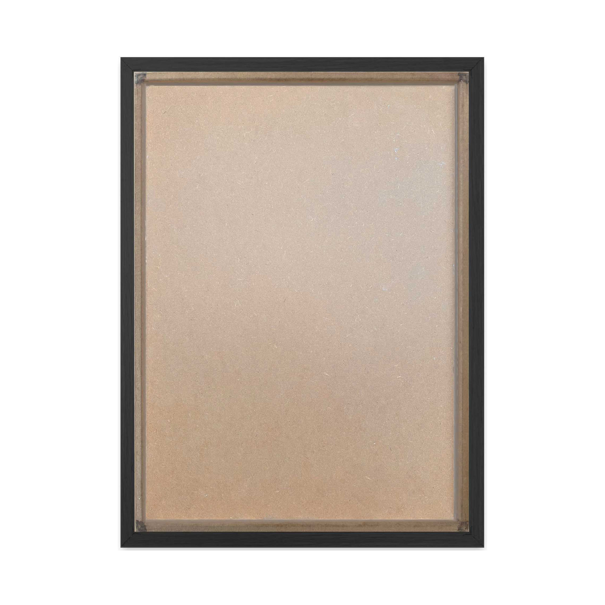 Rückansicht des Wandbilds „Thin Comb“, 30 × 40 cm; sichtbar sind Rückwand und rückseitige Konstruktion.