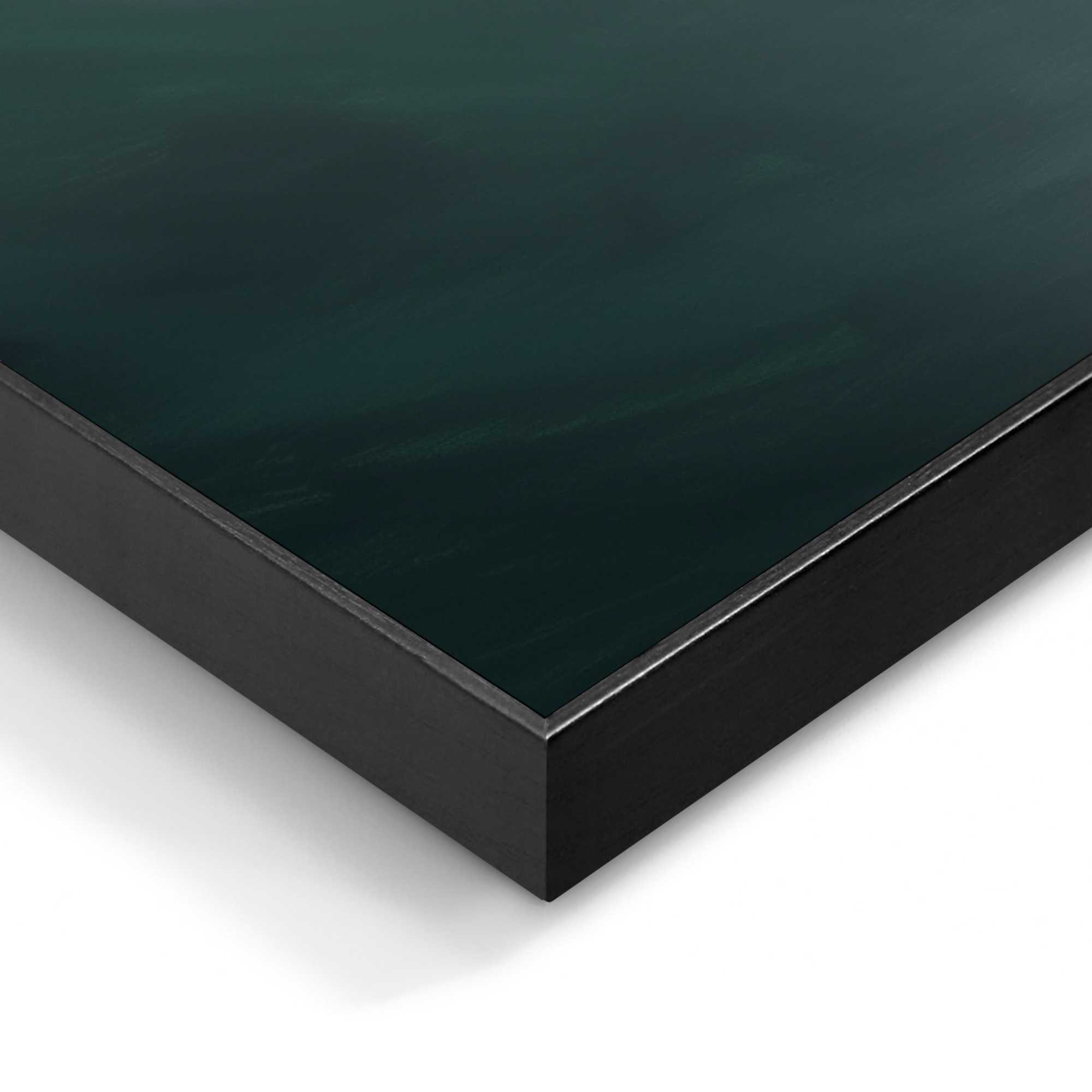 Detailaufnahme einer Ecke des Wandbilds „Bed Coffee“, 40 × 50 cm; Oberfläche, Kante und Materialstärke sind sichtbar.