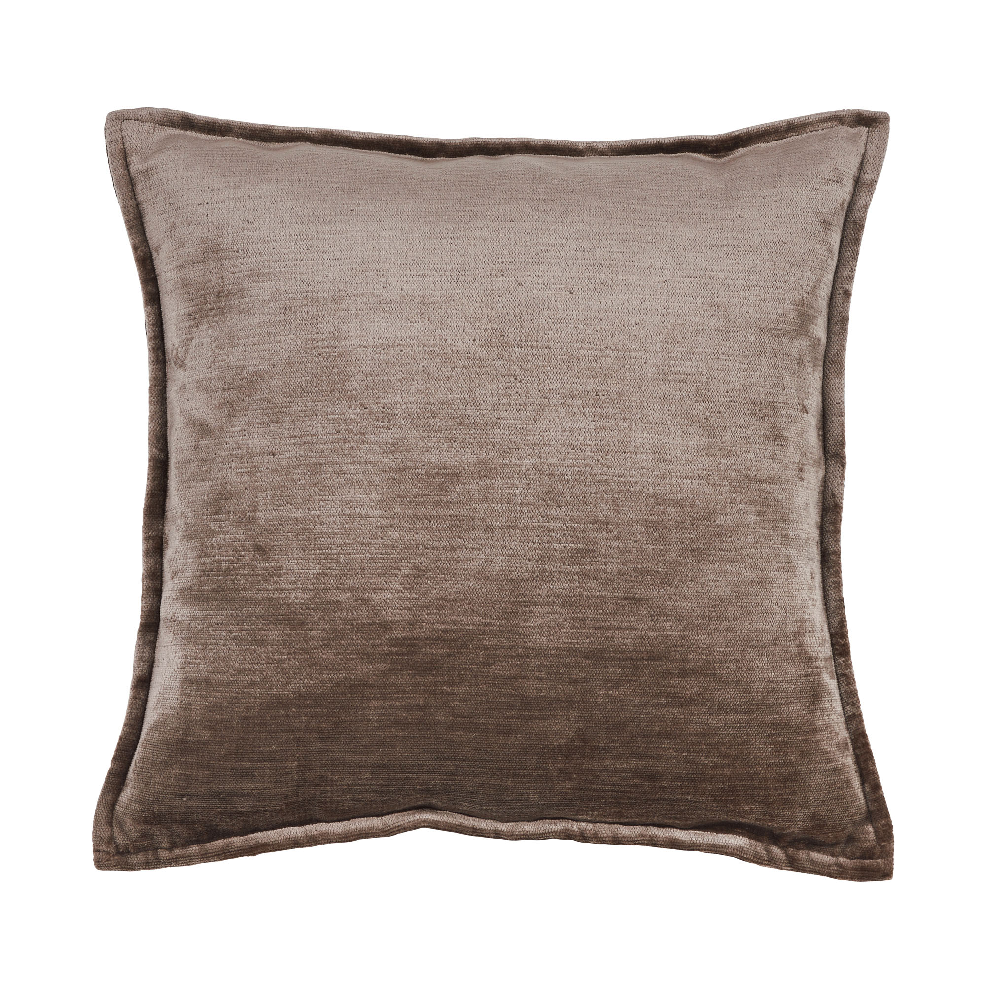 Kissenhülle Fame in Taupe, B/H/L ca. 45x1x45 cm, in der Hauptansicht dargestellt.