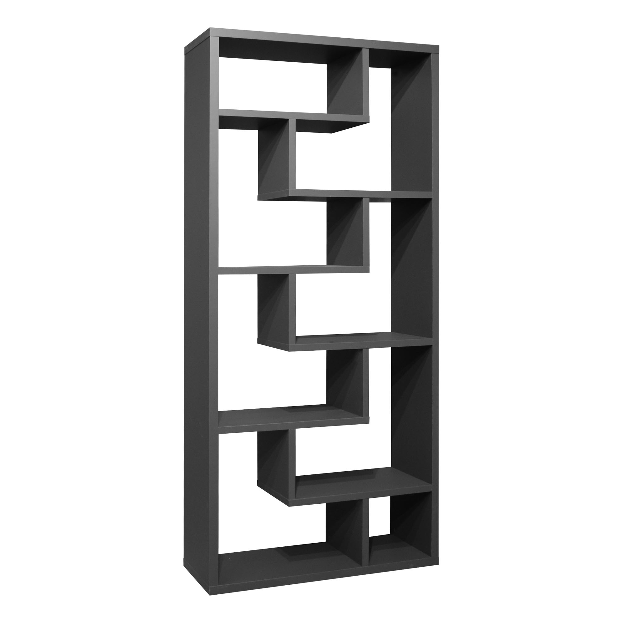 Raumteiler anthrazit matt lack NB 90x199x33 cm