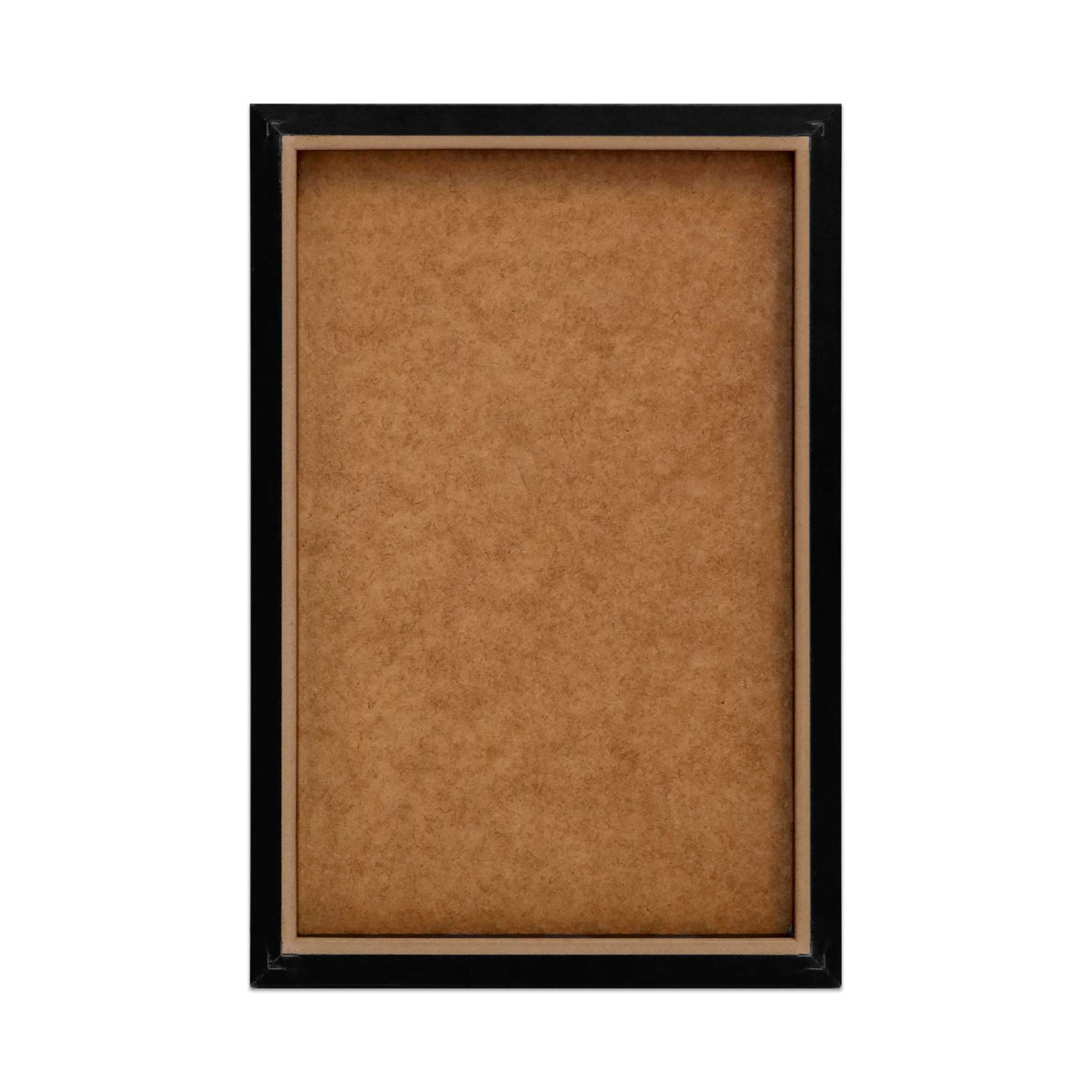 Rückansicht des Wandbilds „Penguin Paper“, 20 × 30 cm; sichtbar sind Rückwand und rückseitige Konstruktion.