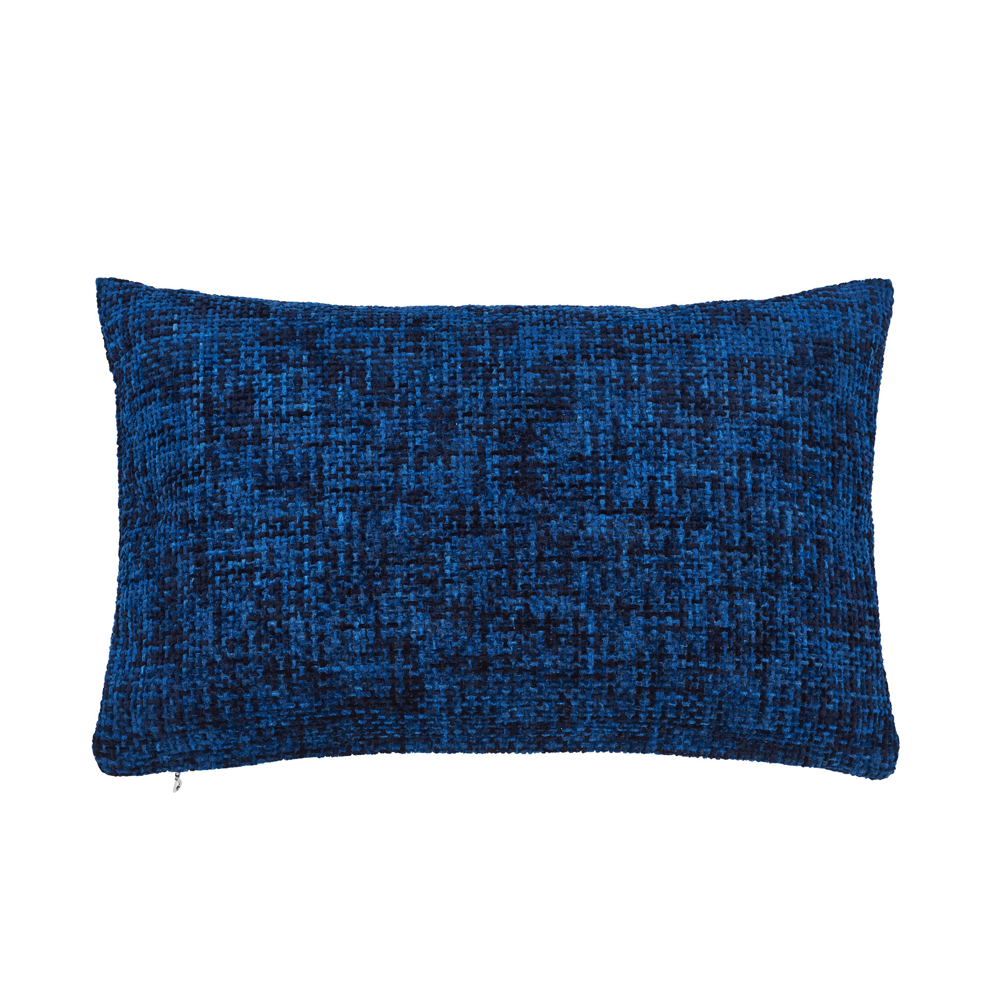 Kissenhülle Twist in Dark Blue, B/H/L ca. 40x1x60 cm, in einer zweiten Ansicht dargestellt.