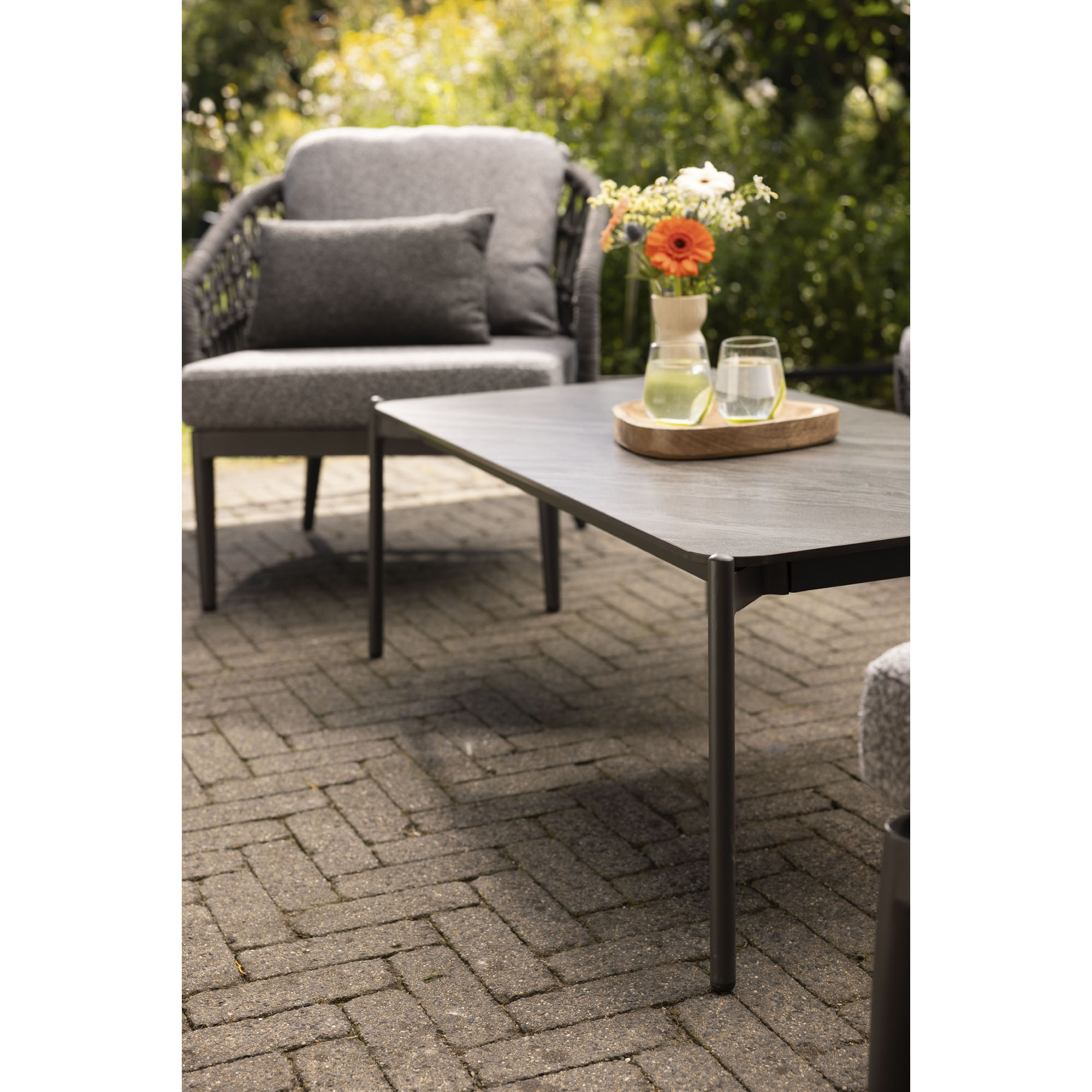 Couchtisch Interliving 7013 Aluminium