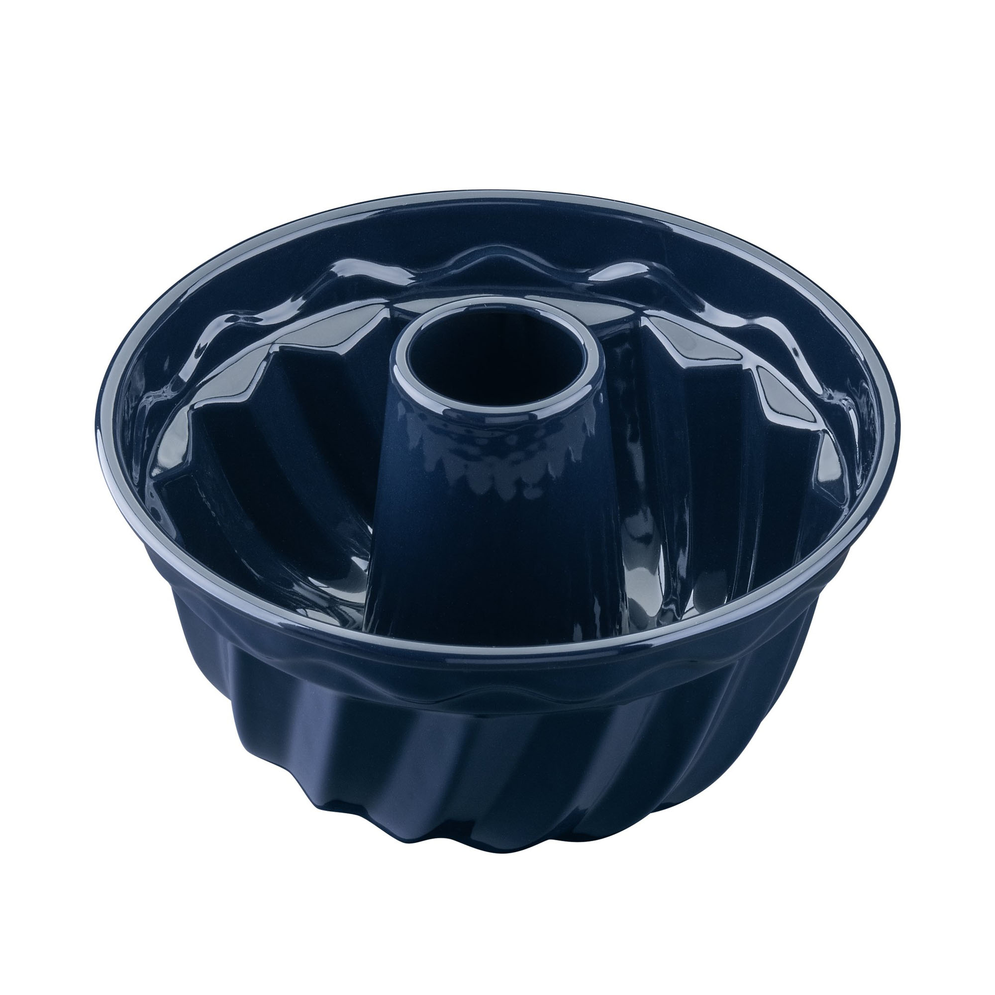 Innenansicht der Gugelhupfform 18 cm aus Emaille von Dr Oetker mit Antihaft-Oberfläche