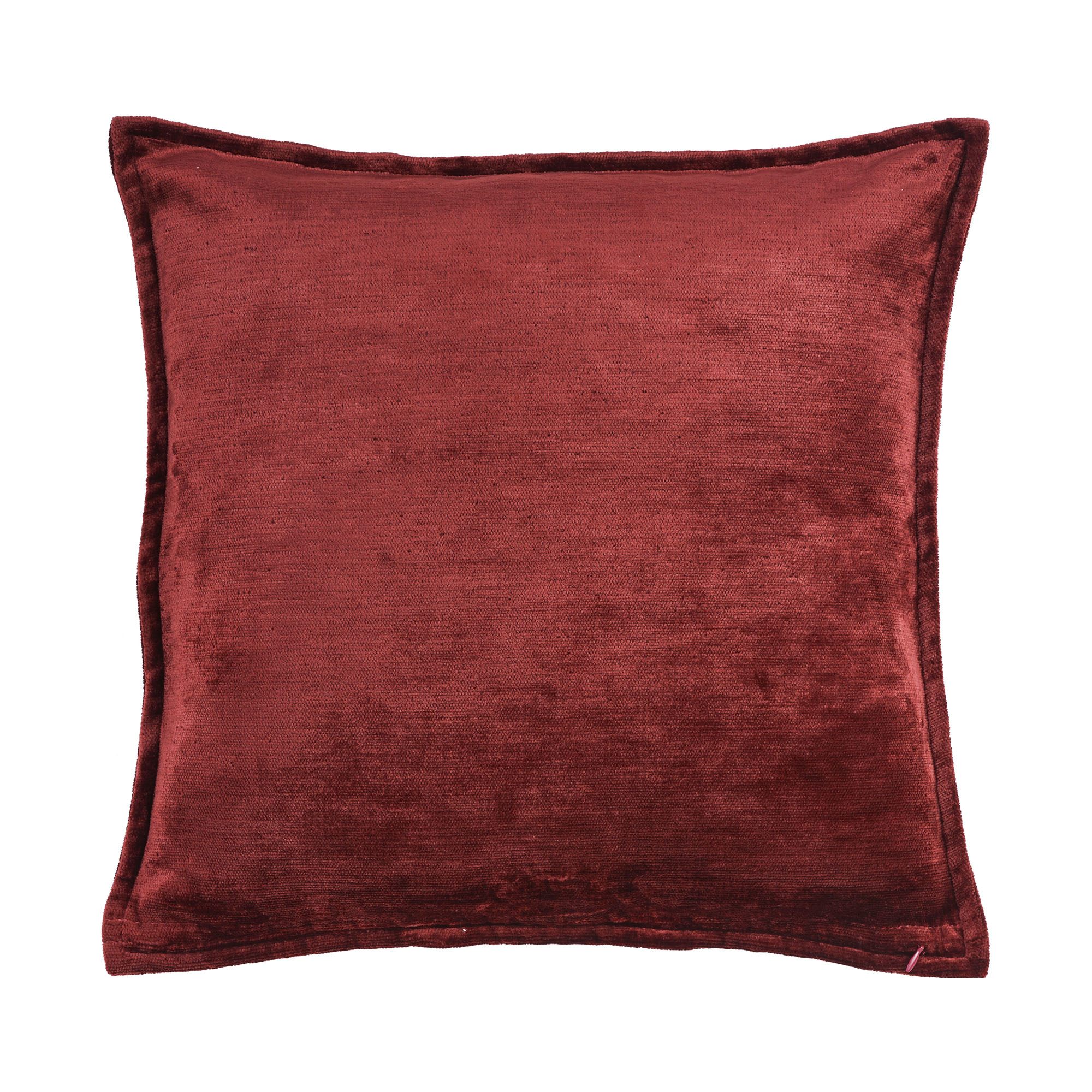 Kissenhülle Fame in Bordeaux, B/H/L ca. 45x1x45 cm, in der Hauptansicht dargestellt.