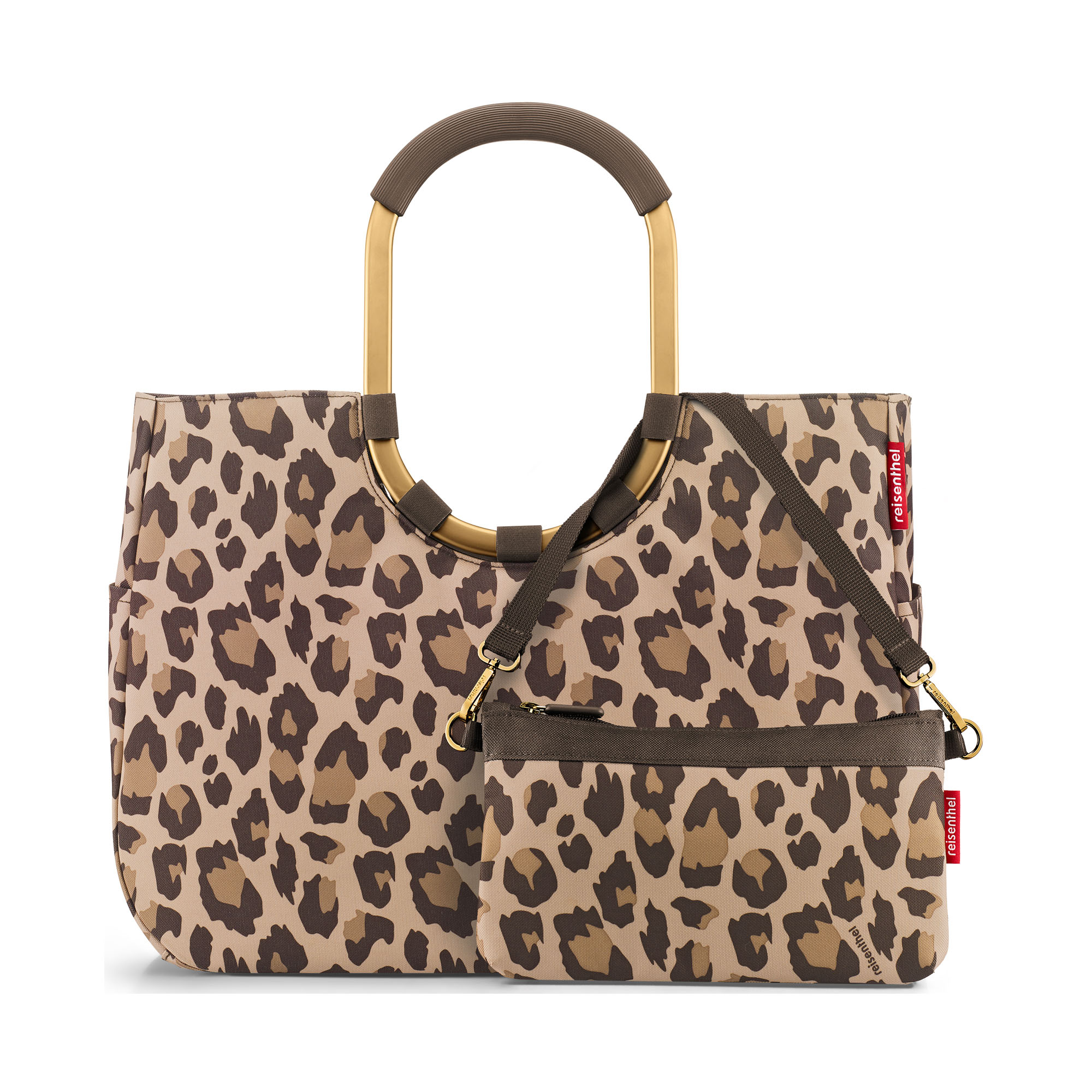 Reisenthel Handtasche im Leo-Design mit passender kleiner Schultertasche