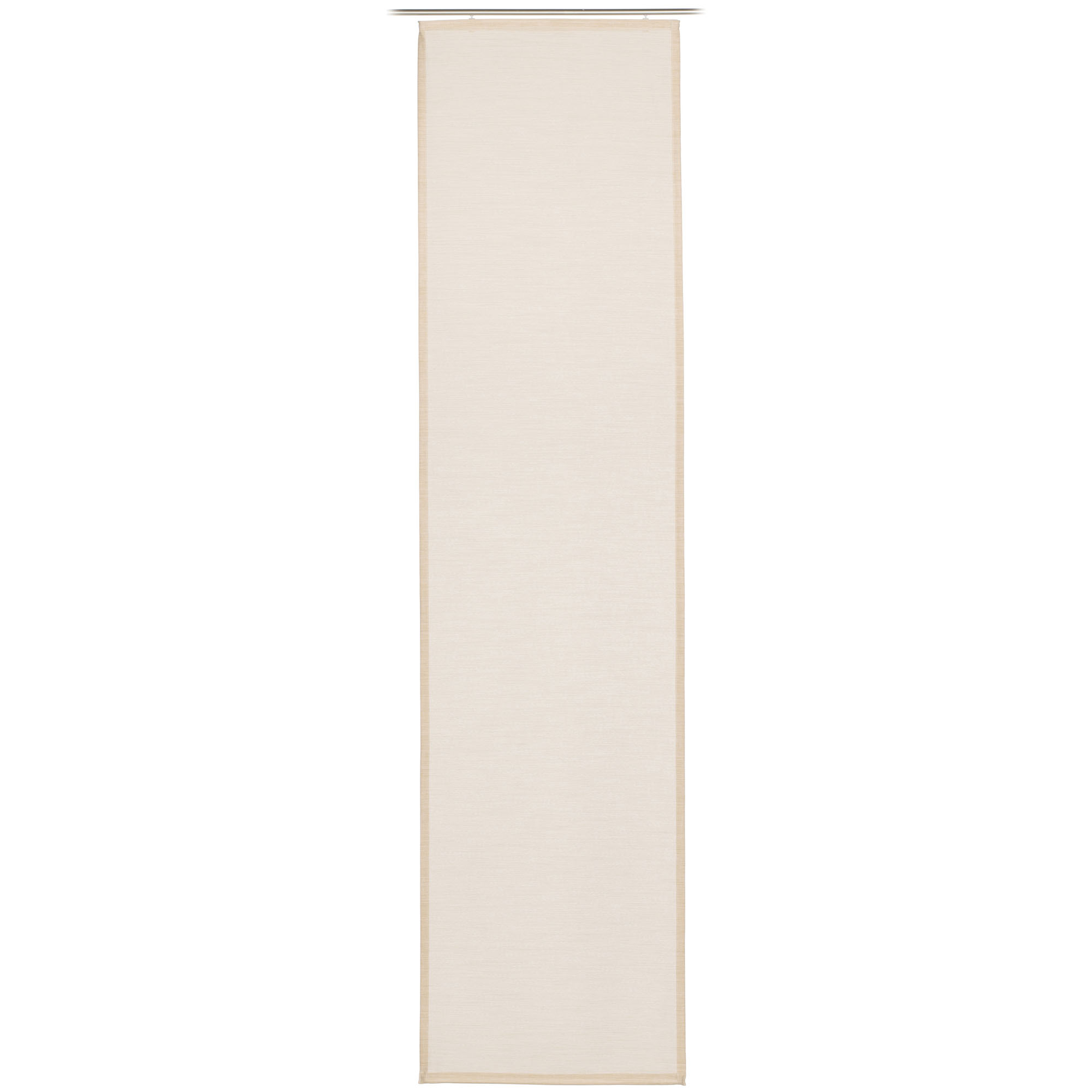 Schiebevorhang Modell Costa Rica in Senf, hängend dargestellt, ca. 60 × 245 cm.