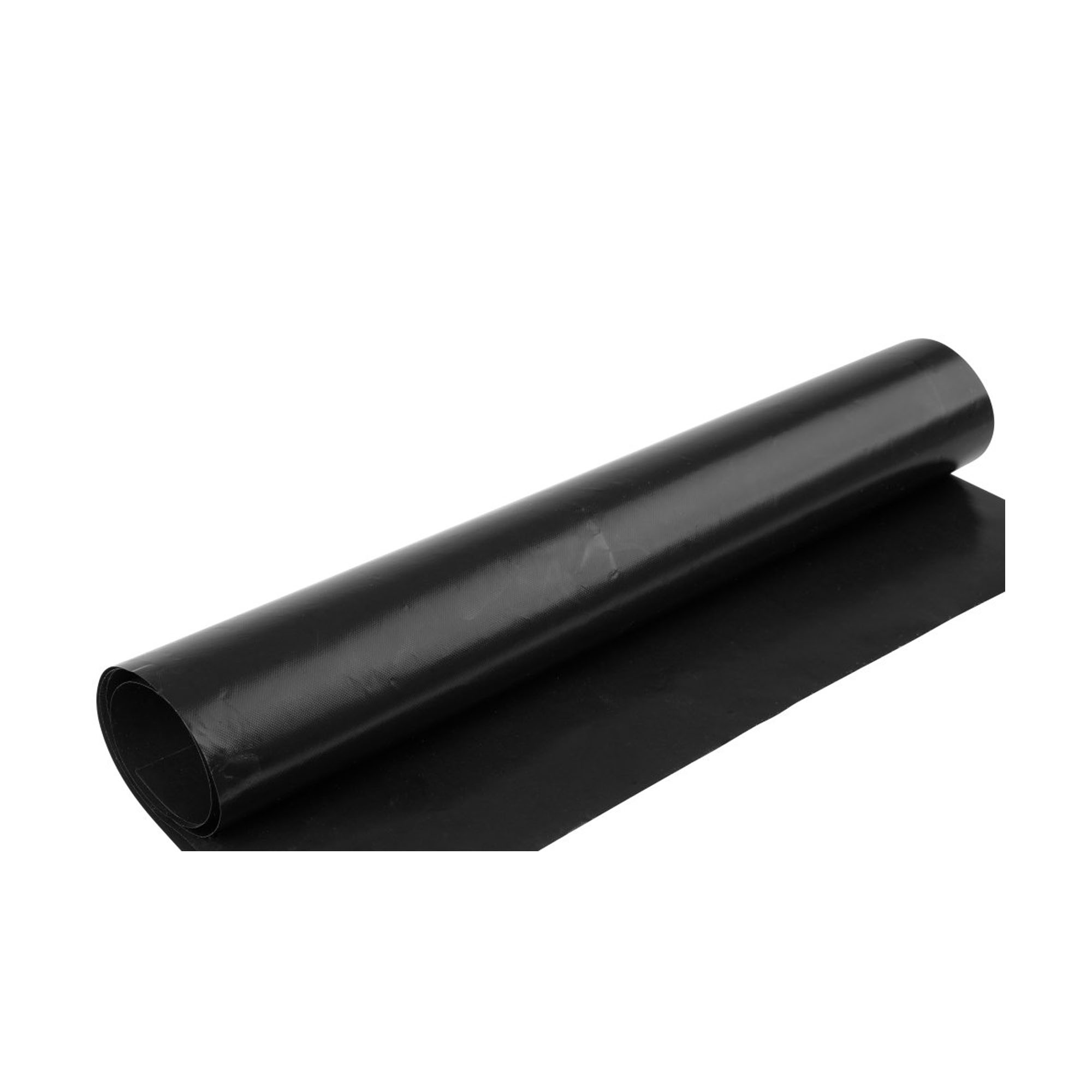 Schwarze Dauerbackfolie aufgerollt für Backbleche