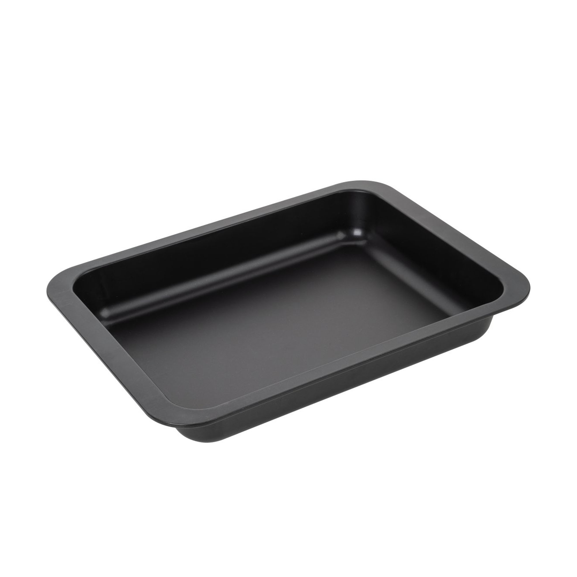 Rechteckige Auflaufform in Schwarz mit Antihaftbeschichtung in Größe 36x27 cm für Ofengerichte