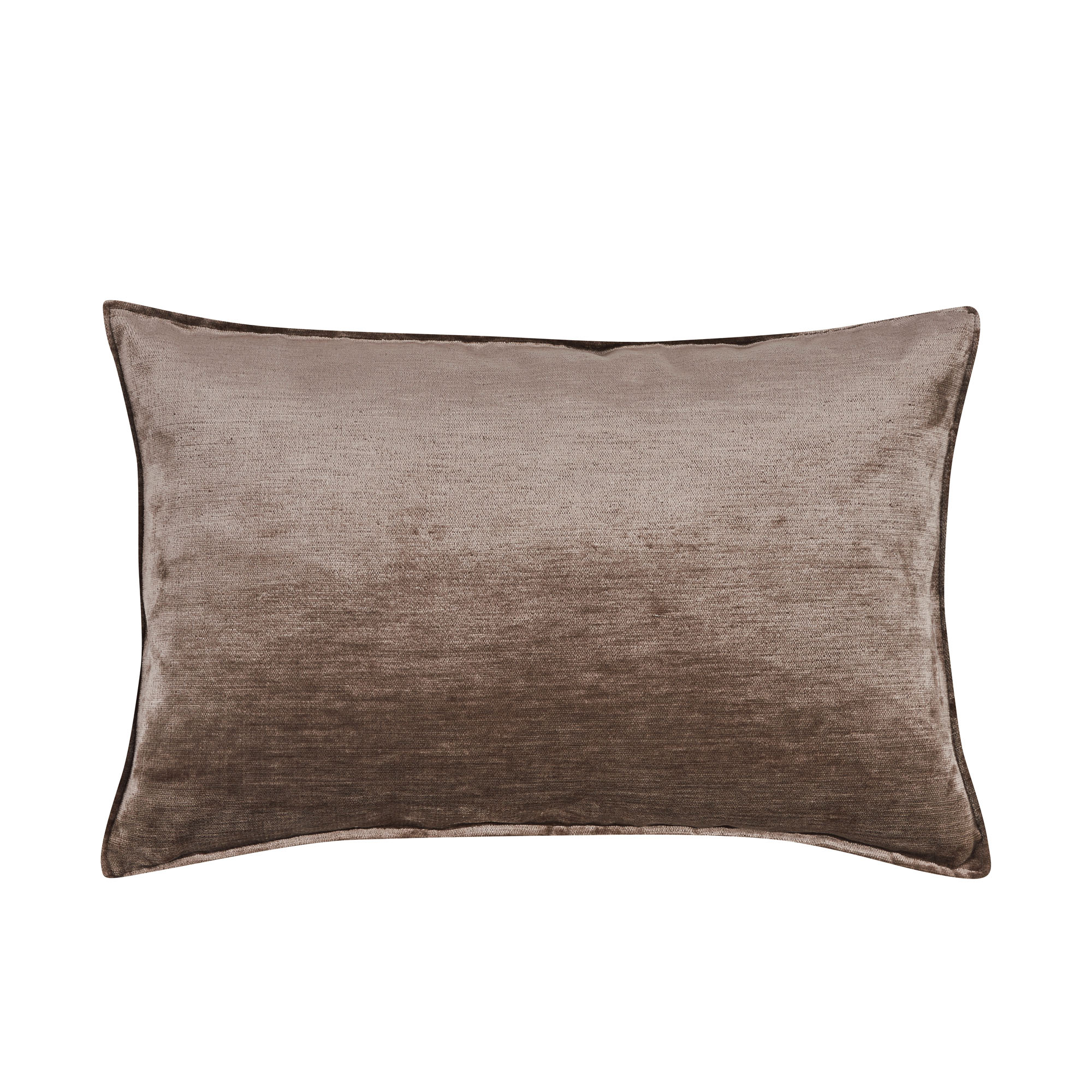 Kissenhülle Fame in Taupe, B/H/L ca. 40x1x60 cm, in der Hauptansicht dargestellt.