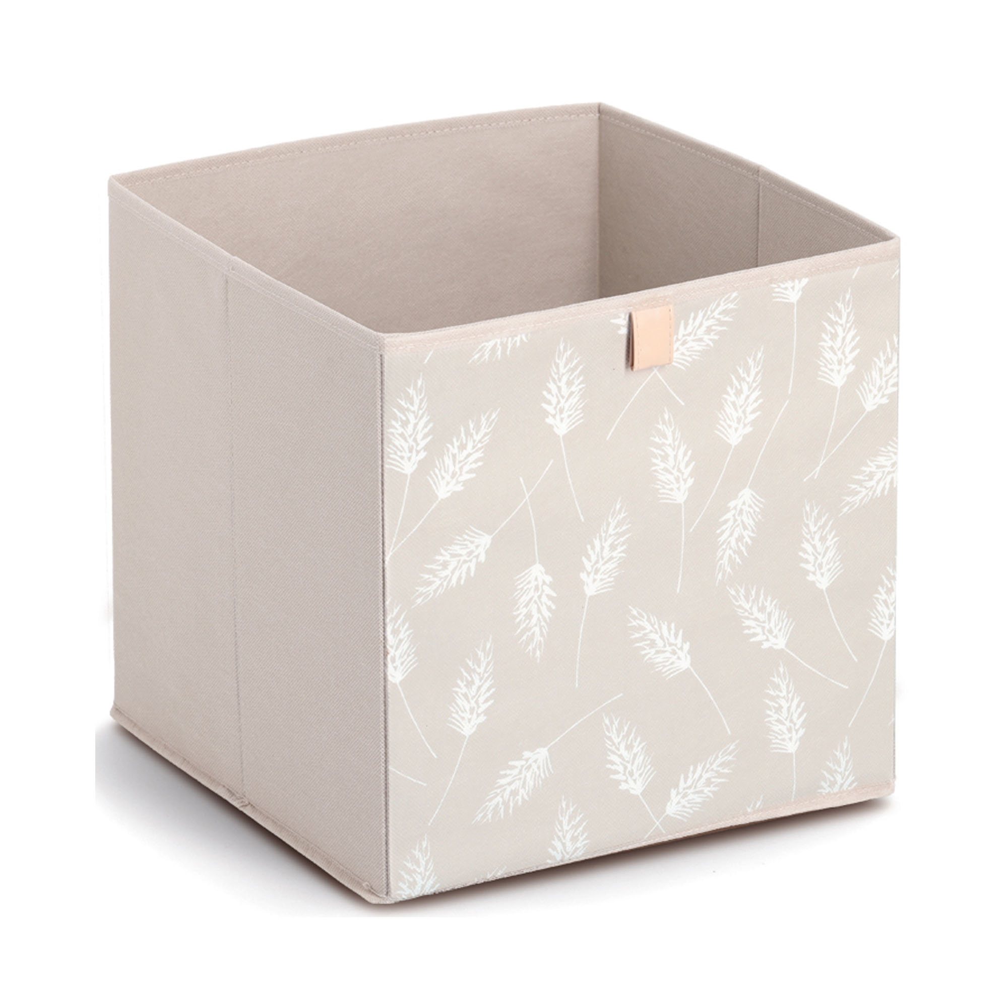 Zeller Aufbewahrungsbox "Pampasgrass"; Farbe beige; Material Vlies; Maße ca. 32 × 32 × 32 cm.