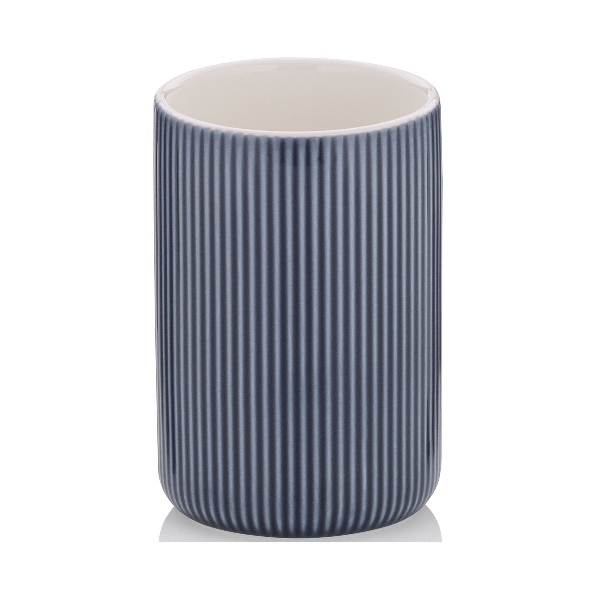 Becher Kela Ava Keramik rauchblau 10,5cm 7,5cmØ