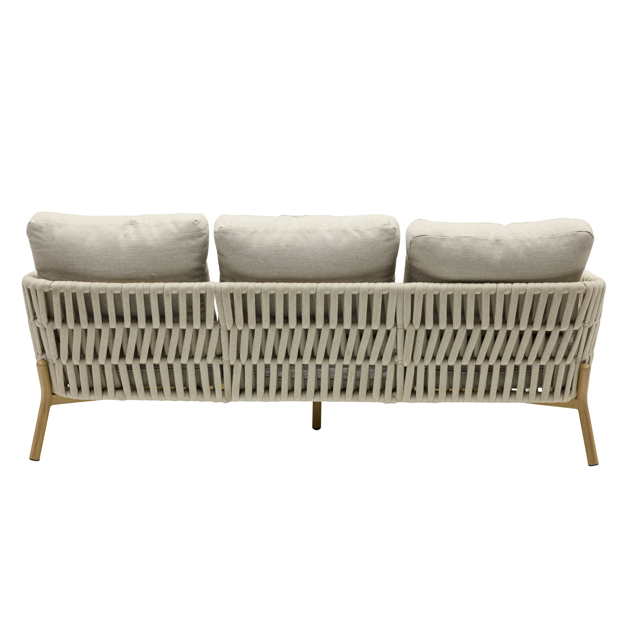 Loungesofa mit Rückenlehne von hinten