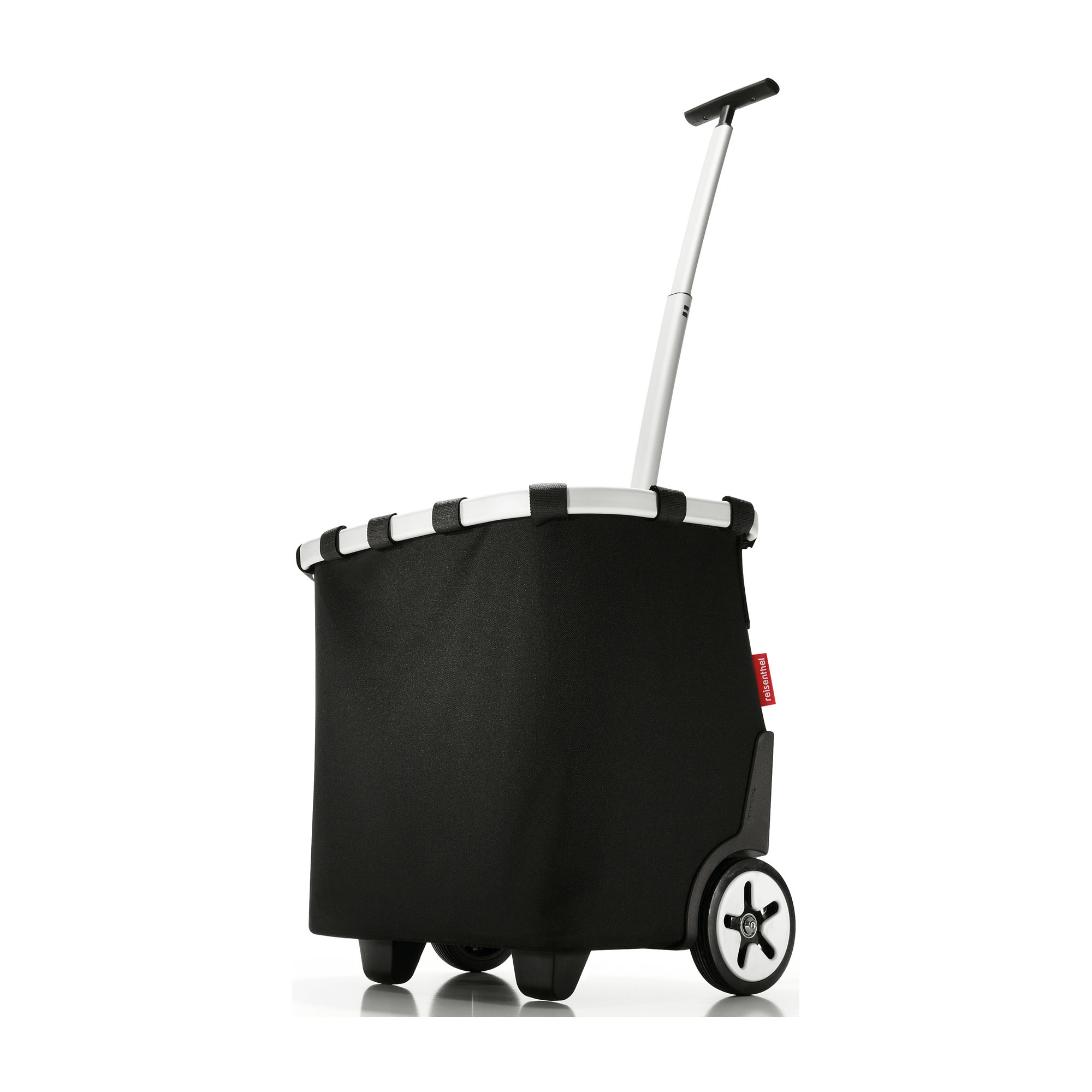 Schwarzer Reisenthel Einkaufstrolley mit ausziehbarem Griff