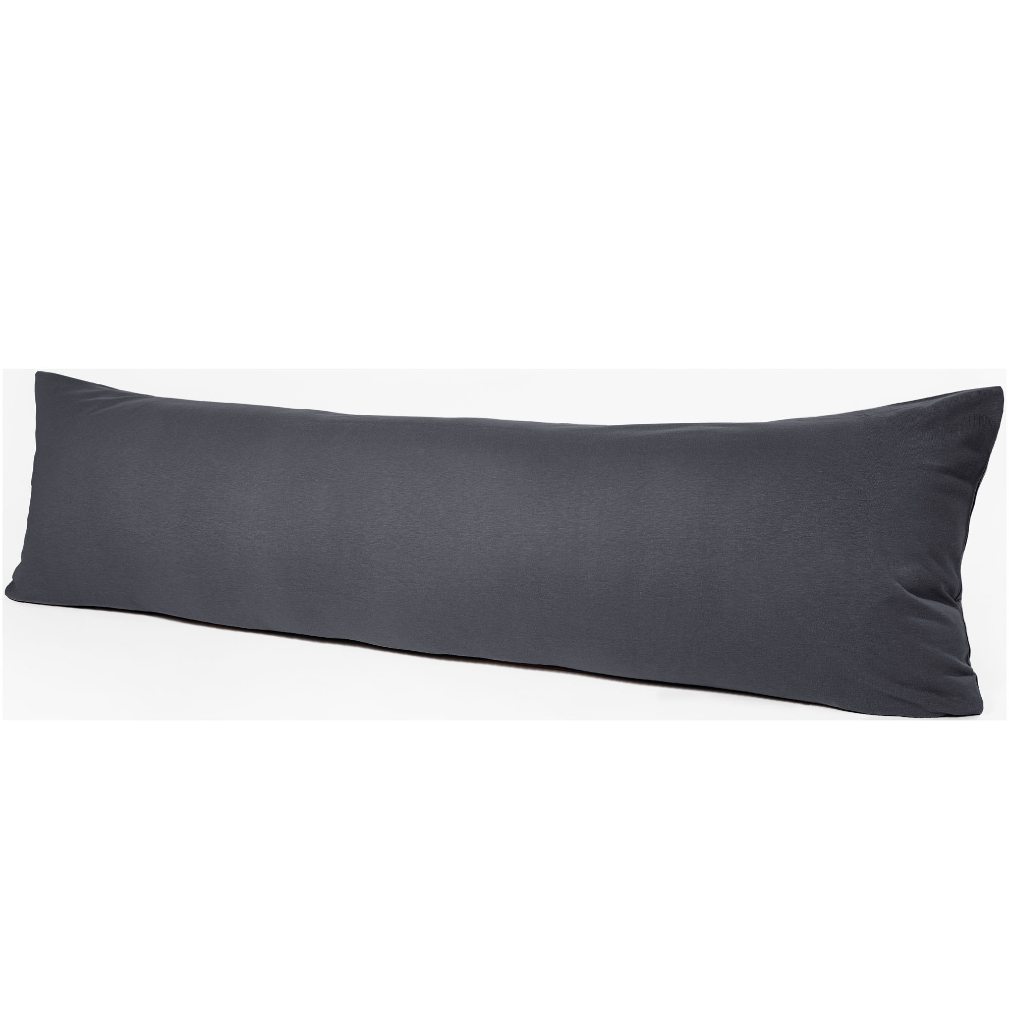 Kissenbezug Seitenschläfer anthrazit 100% Baumwolle 40 x 140