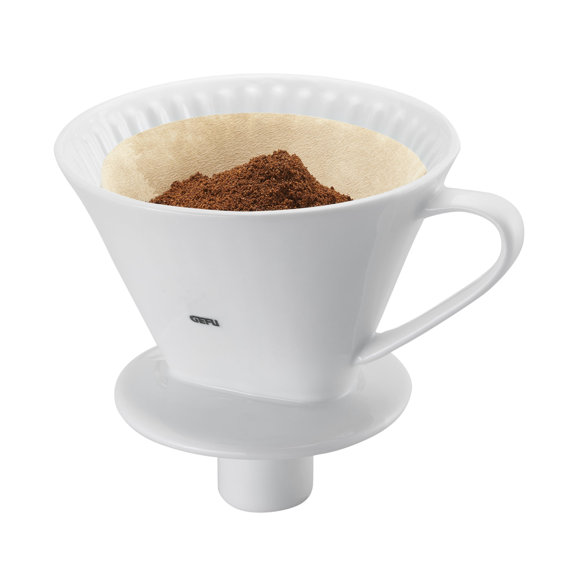 GEFU Kaffeefilter Sandro in weiß, Hauptansicht – Art.-Nr. 63810118