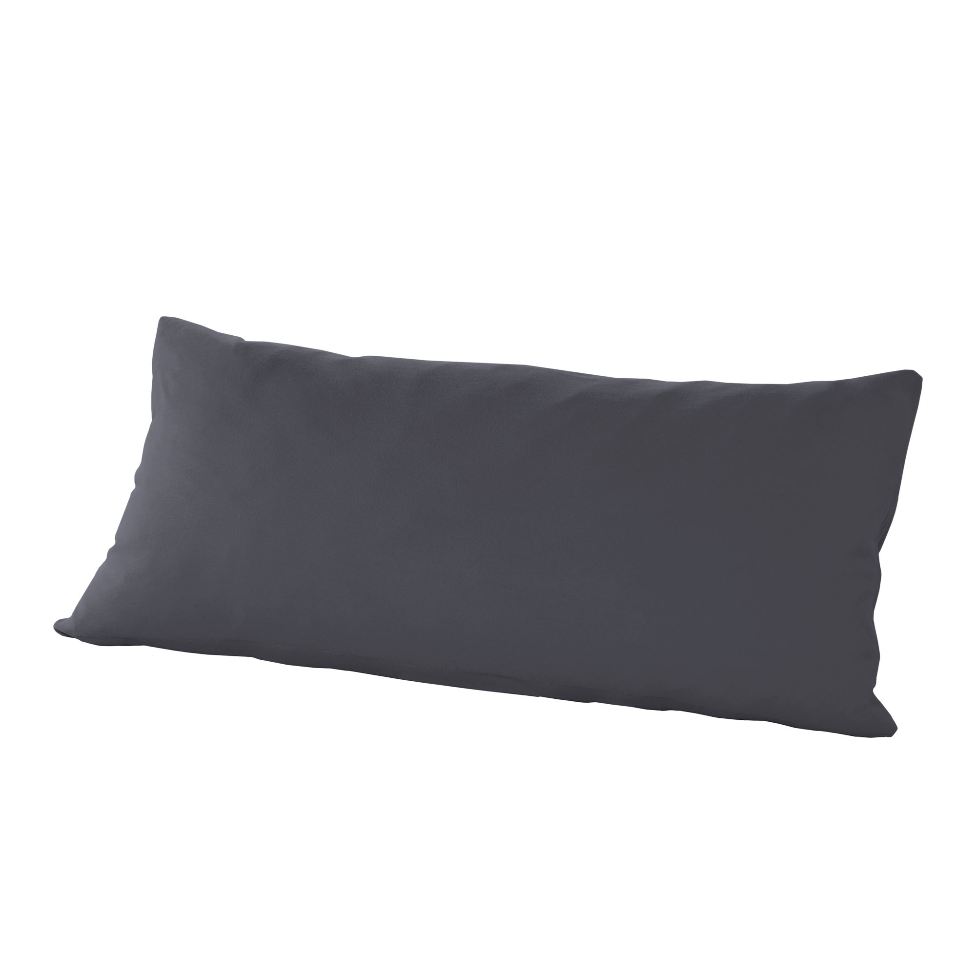 Kissenbezug anthrazit 100% Baumwolle 40 x 80