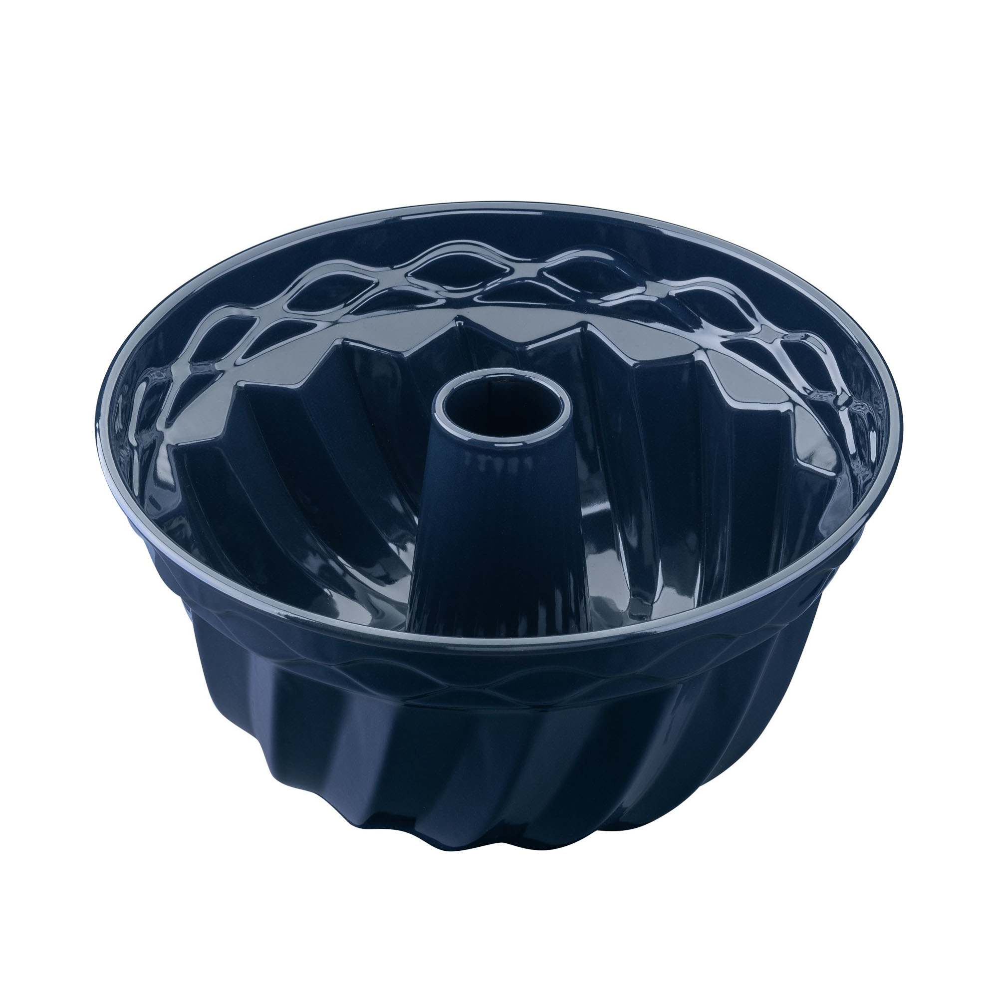 Innenansicht der Gugelhupfform 24 cm aus Emaille von Dr Oetker mit Antihaftbeschichtung
