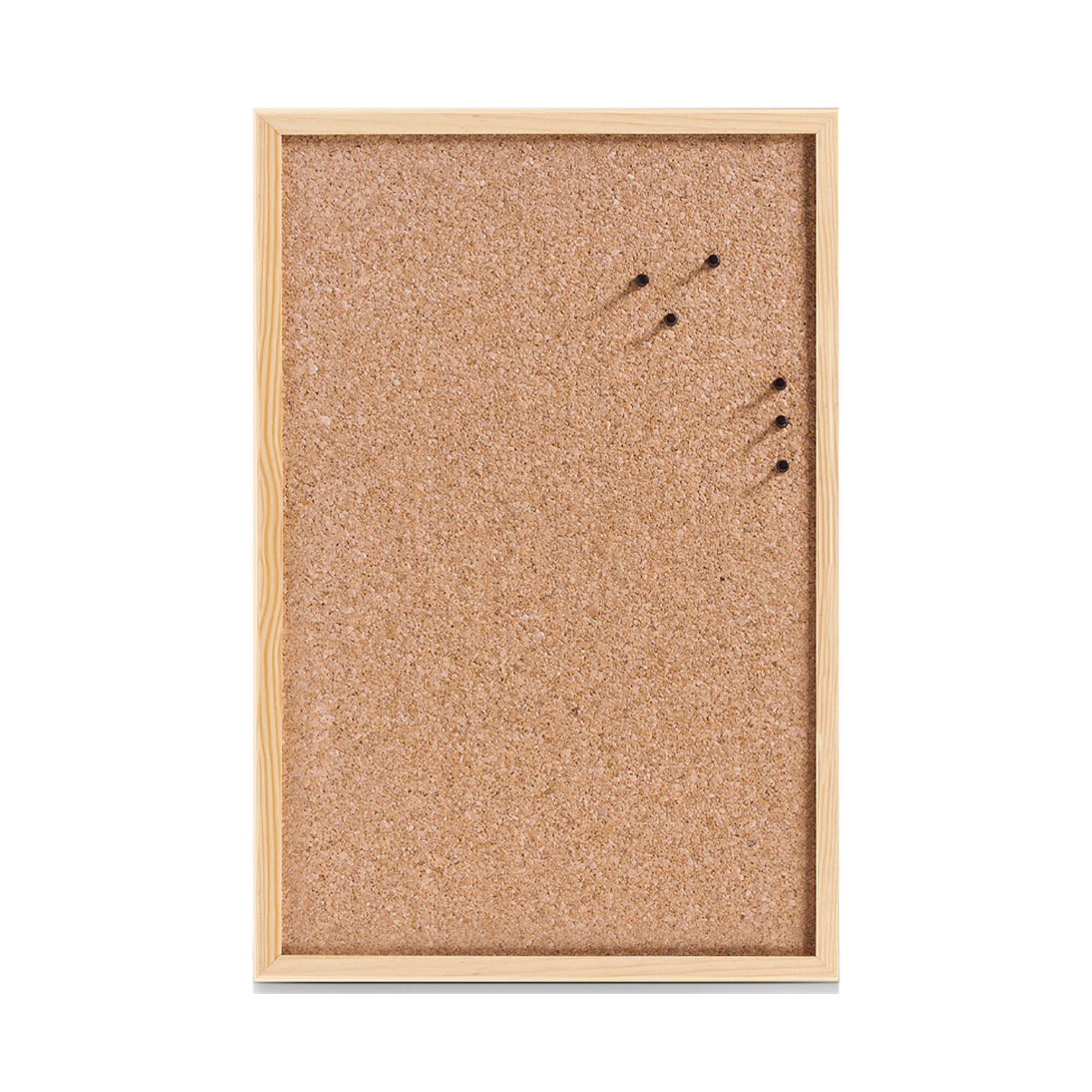 Zeller Pinboard; Farbe natur; Material Kork/Kiefer; Maße ca. 40 × 59 cm.