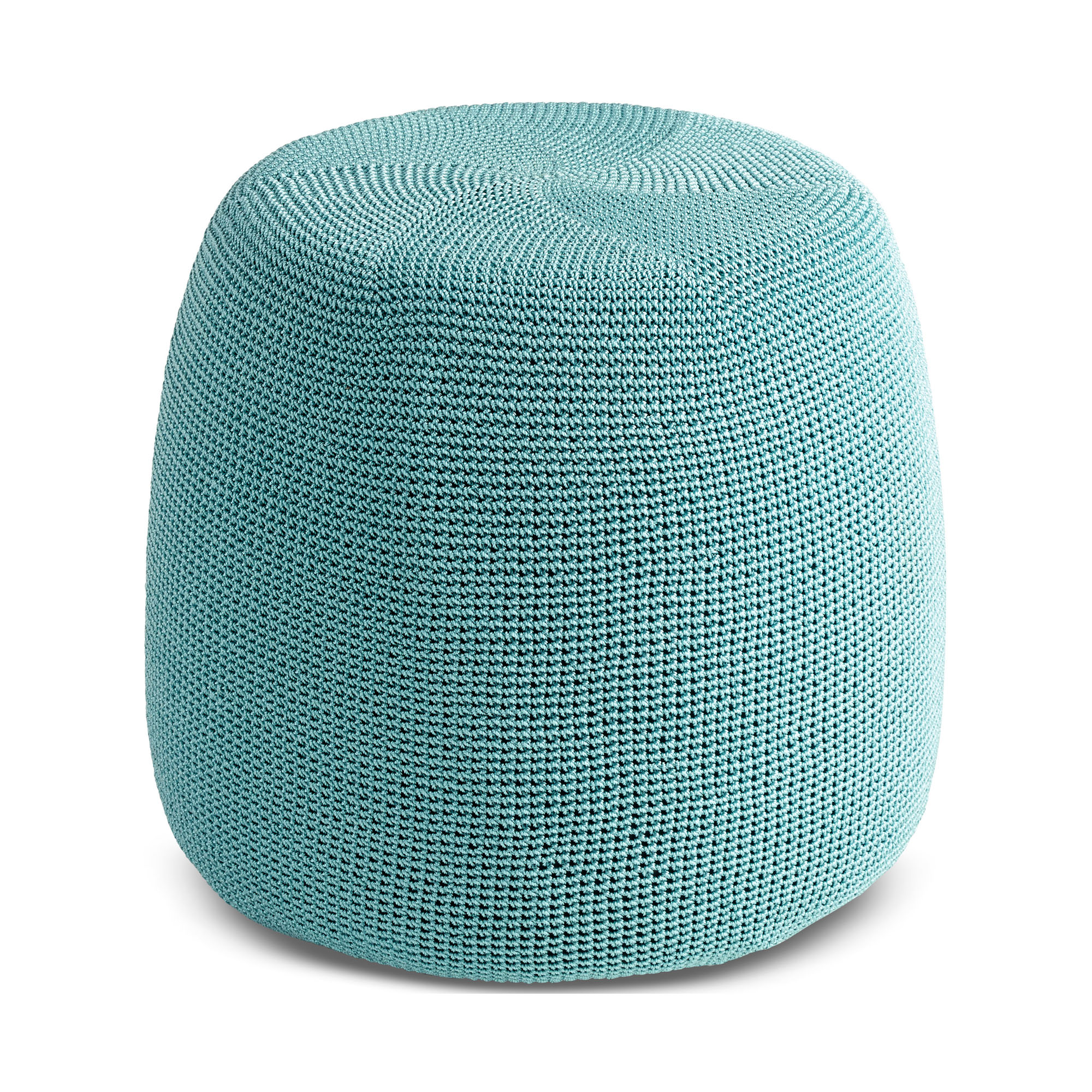 Sitzpouf in turquoise