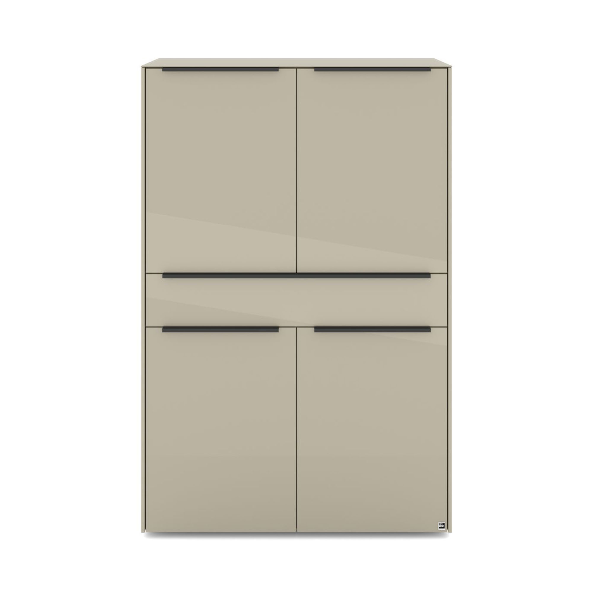 Highboard Set One Reno in Kaschmir glanz 92x140x42 cm