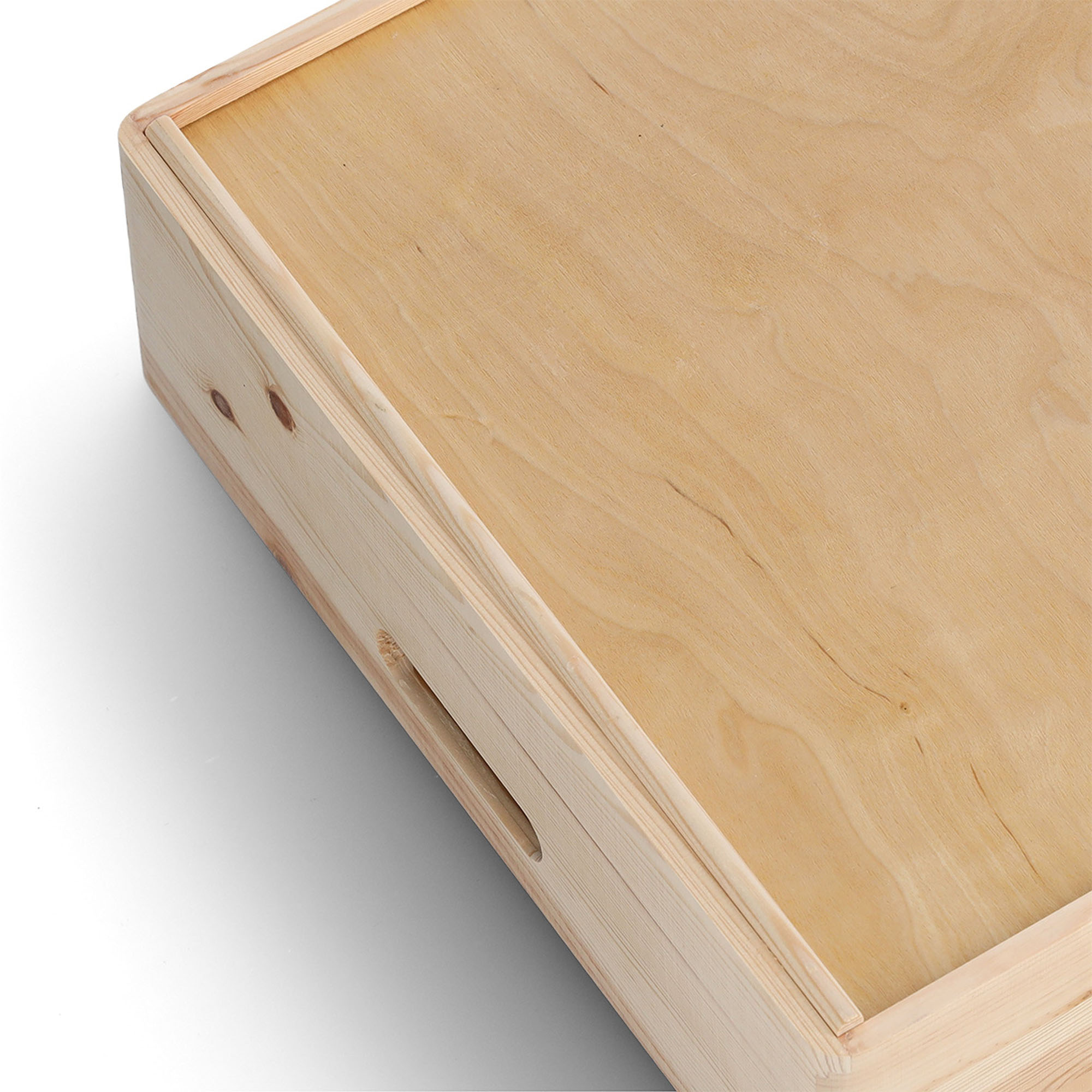Alternative Produktansicht: Zeller Allzweckkiste; Farbe natur; Material Nadelholz; Maße ca. 60 × 40 × 15 cm.