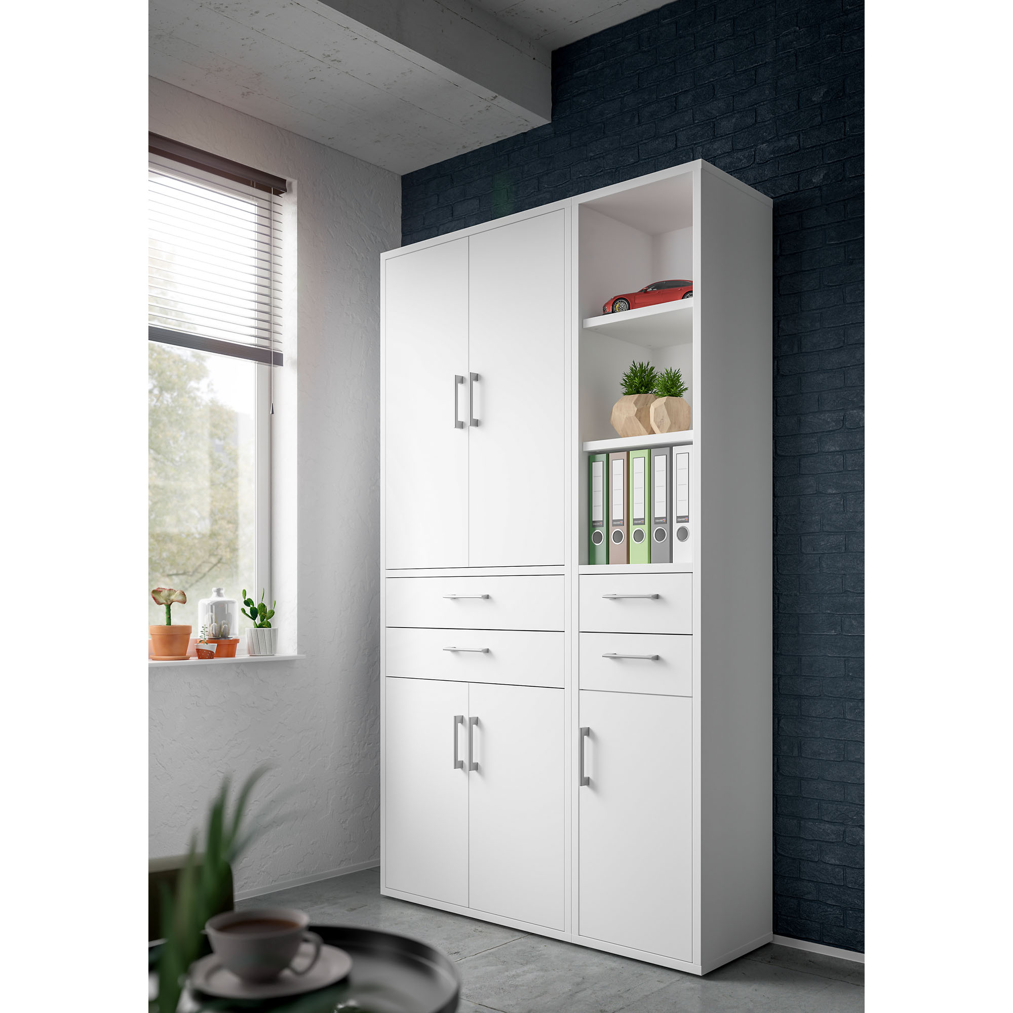 Türen ice white supermatt 77x104x40 cm
