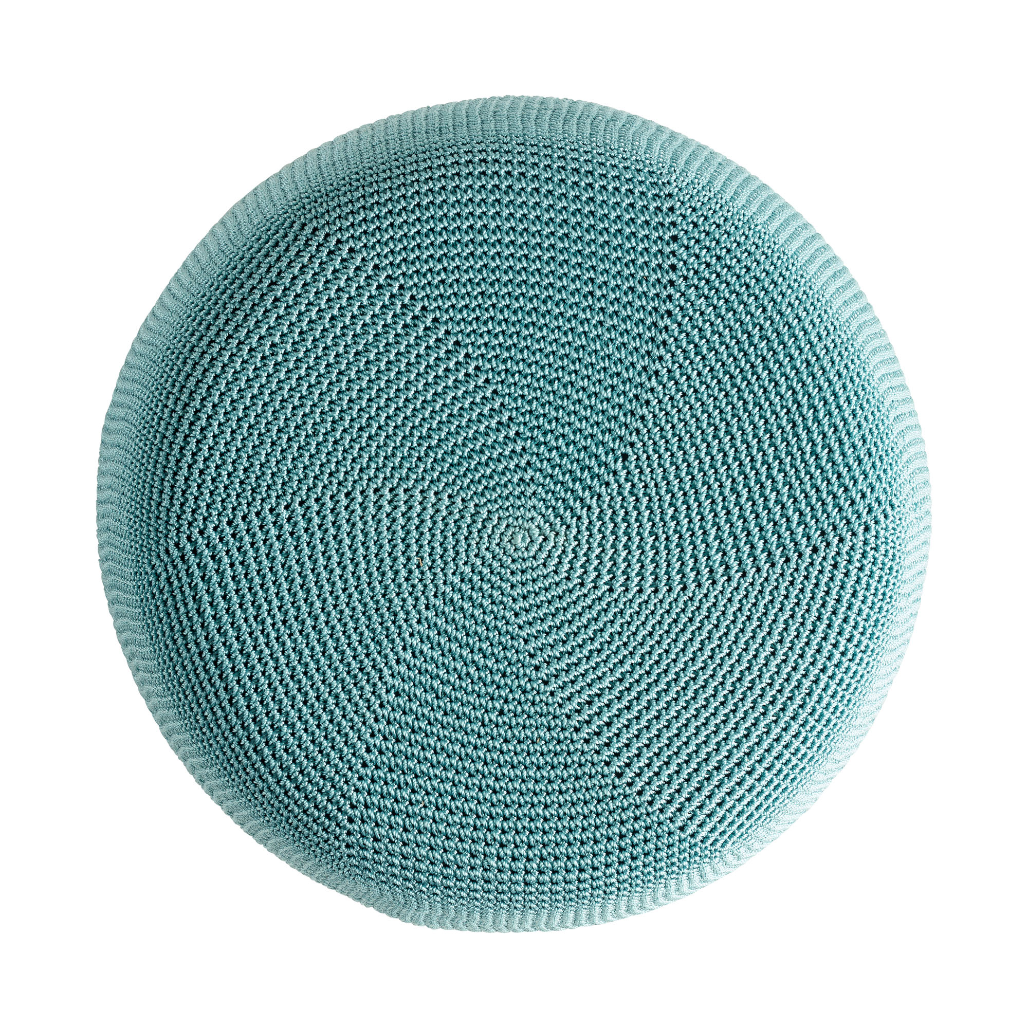 Sitzpouf in turquoise